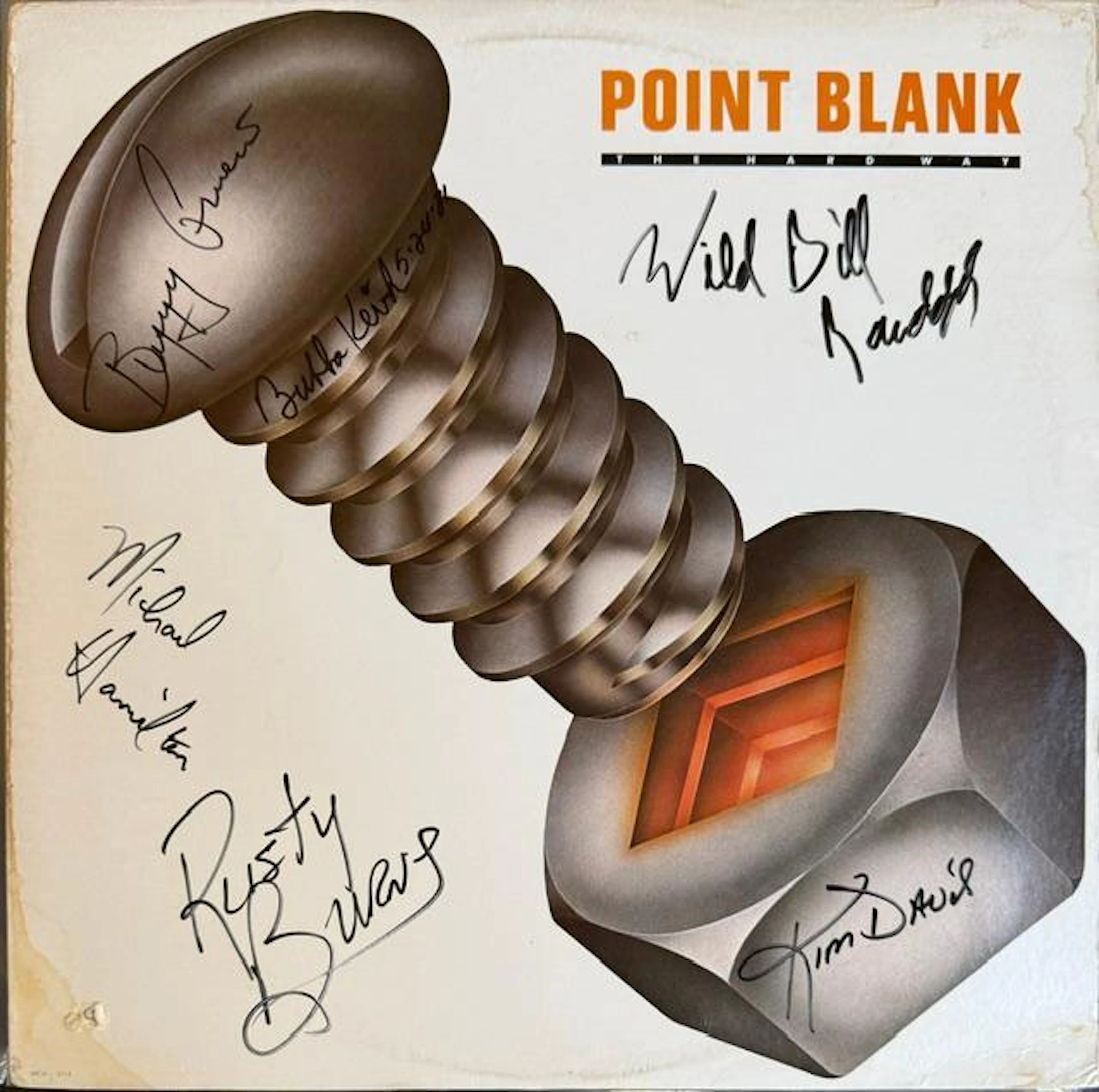 Point Blank Fully Group Signed "The Hard Way" Album (6 Sigs) (Third