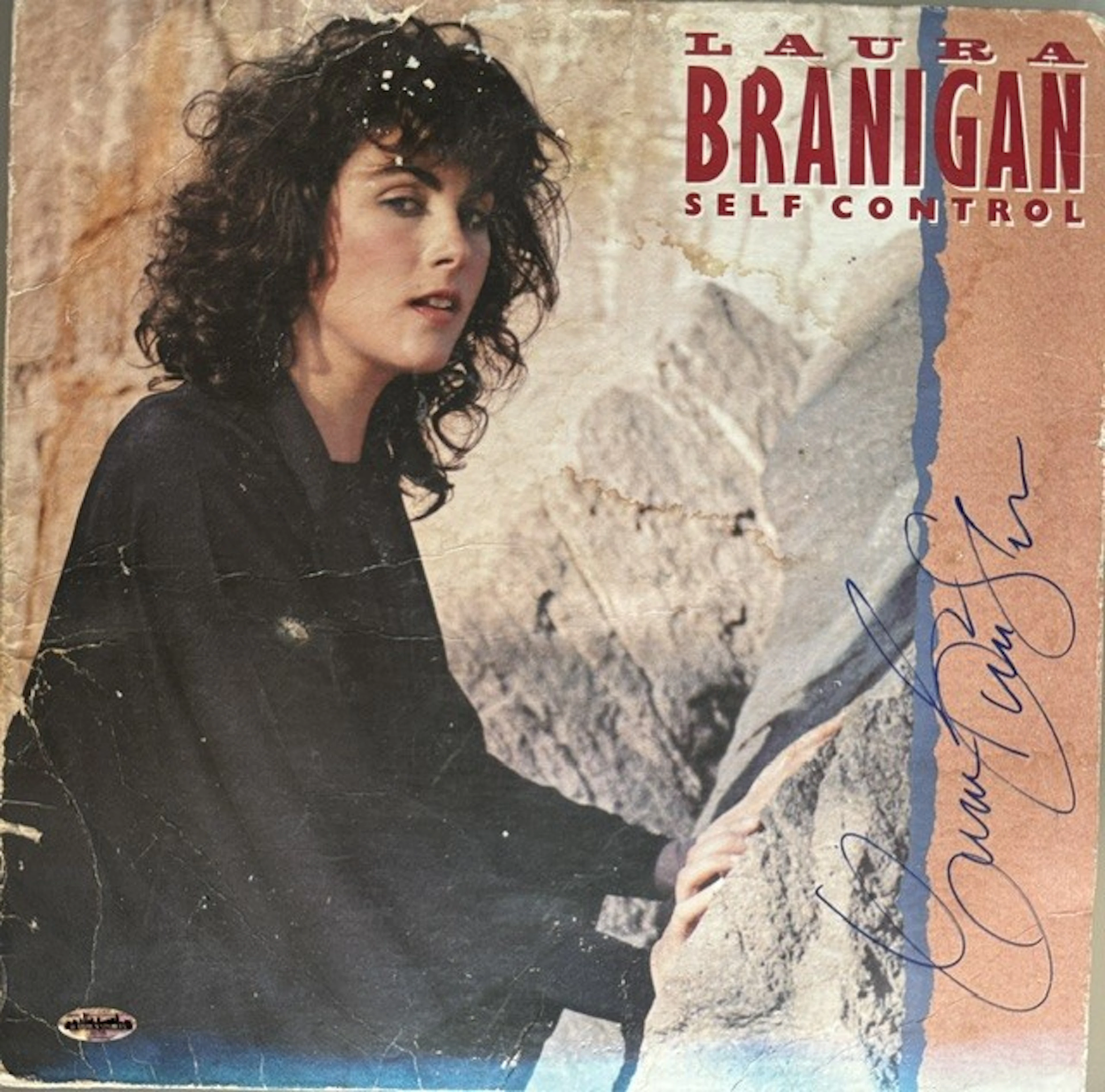 Laura Branigan Signed "Self Control" LP Album (Epperson LOA)