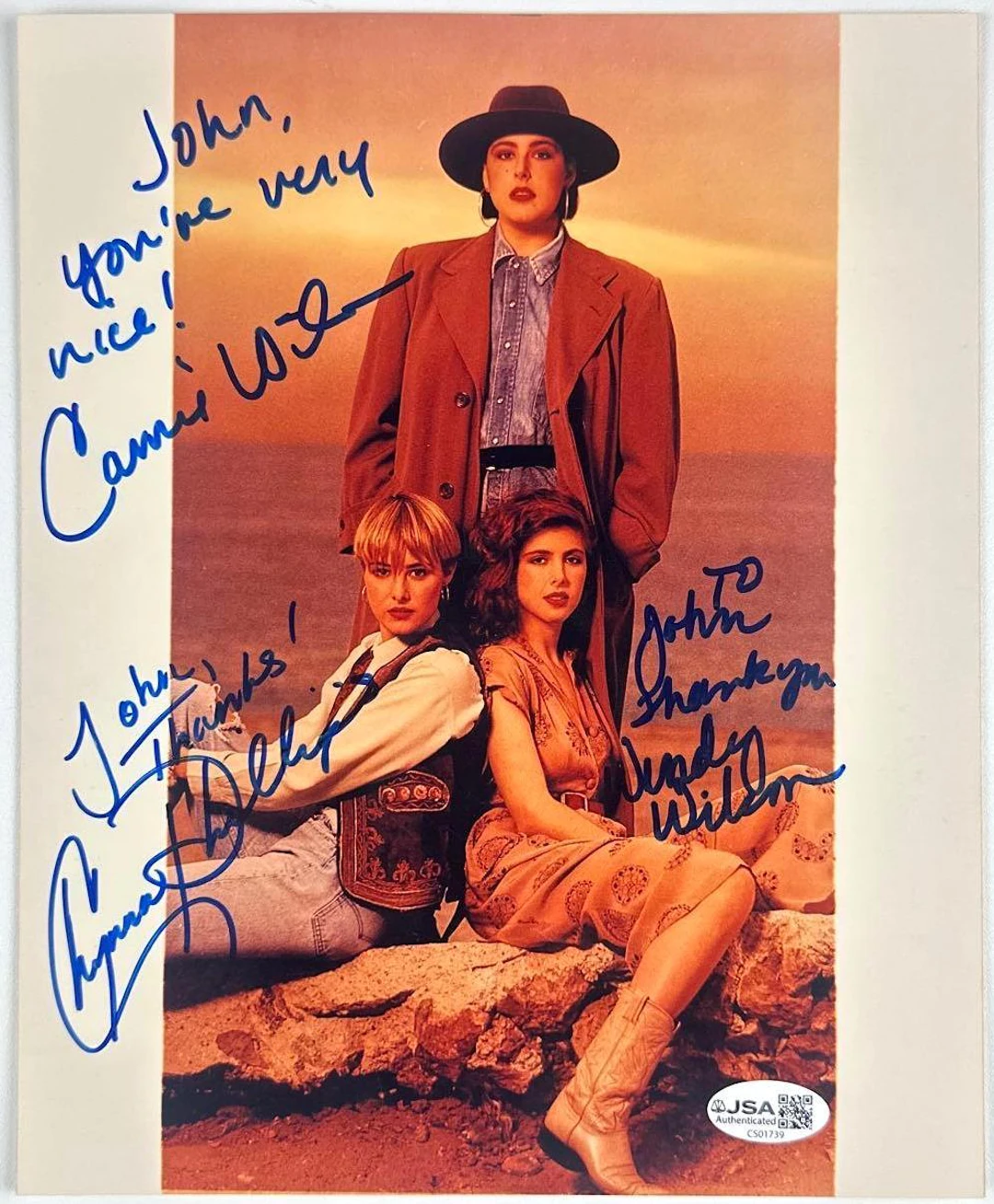 Wilson Phillips Fully Group Signed 10" x 8" Photo (3 Sigs) (JSA Authentication)