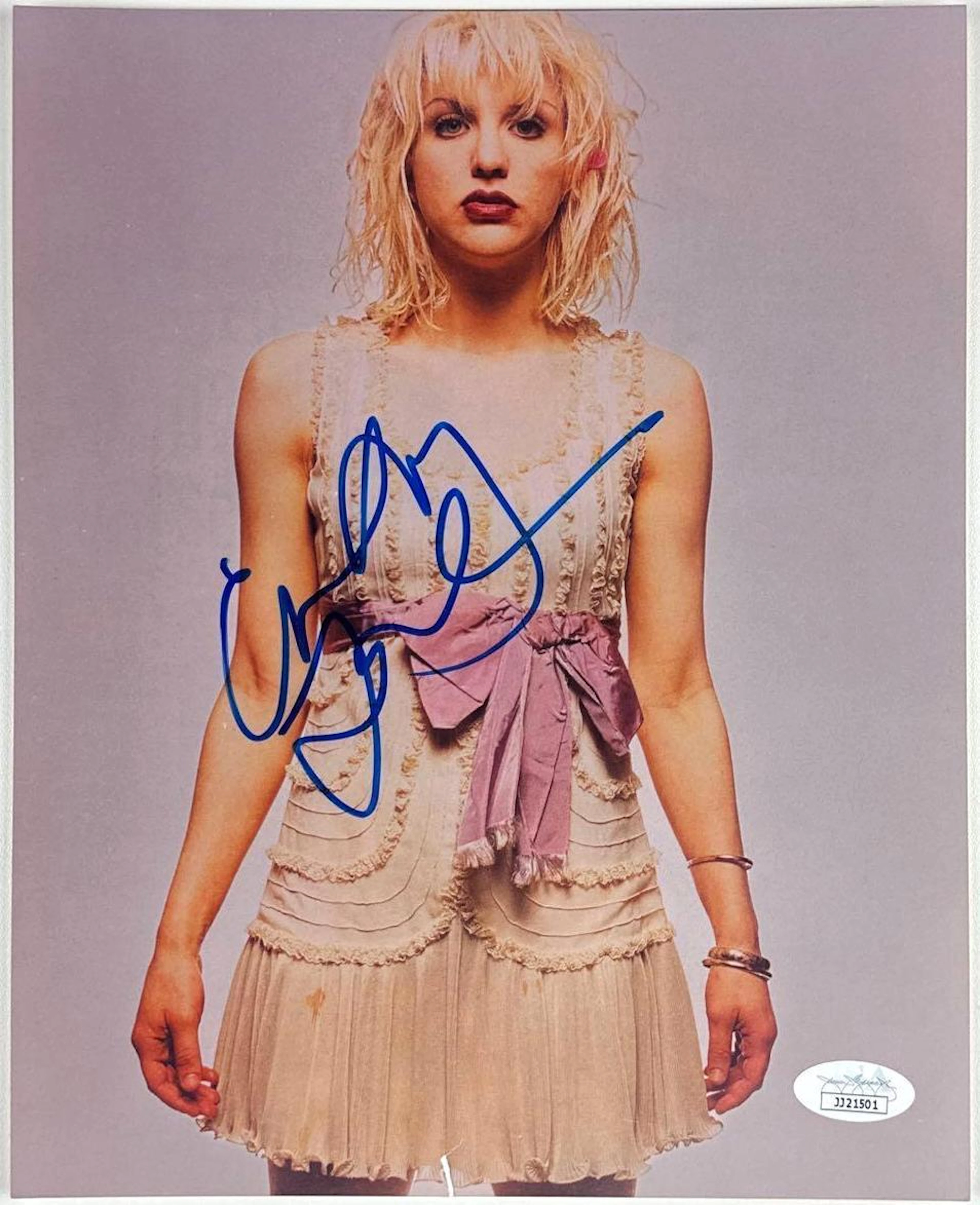Hole: Courtney Love Signed 10" x 8" Photo (JSA Authentication)
