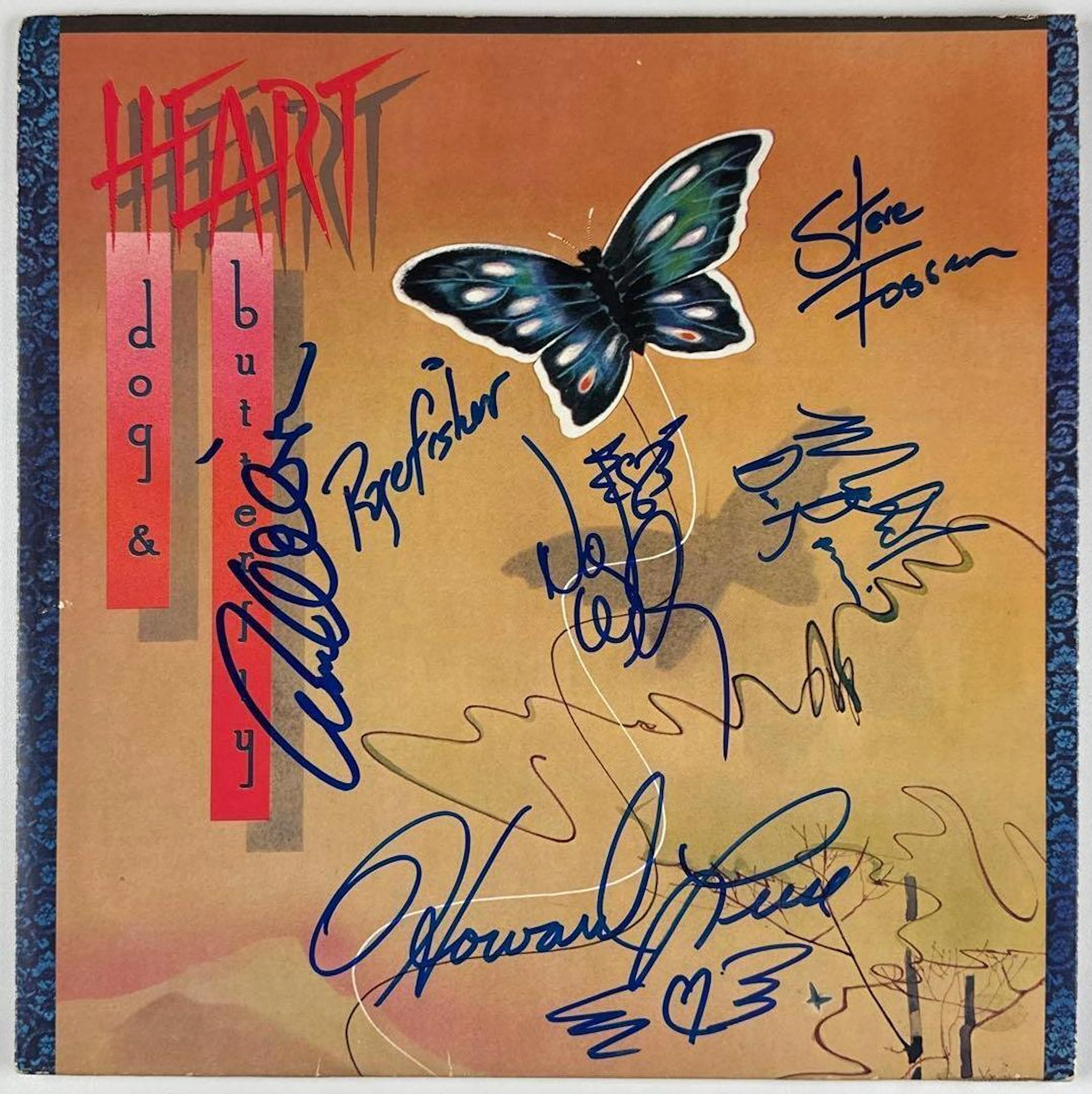Heart Group Signed "Dog & Butterfly" Album (6 Sigs) (Third Party Guaranteed)