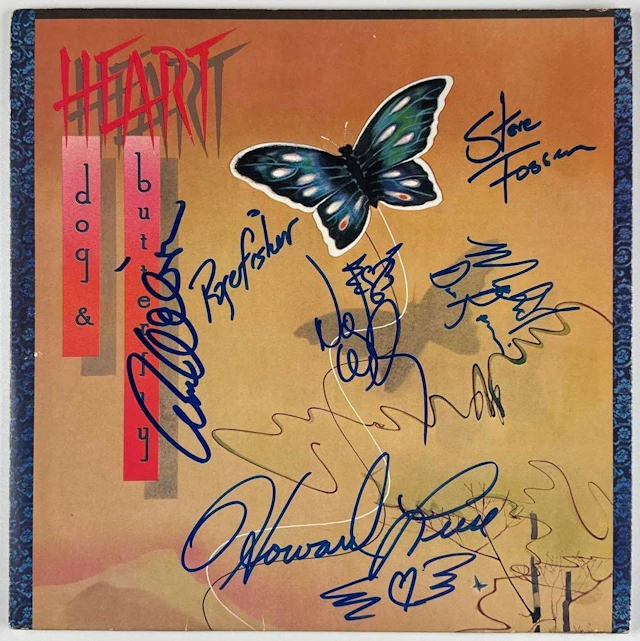 Heart Group Signed "Dog & Butterfly" Album (6 Sigs) (Third Party Guaranteed)