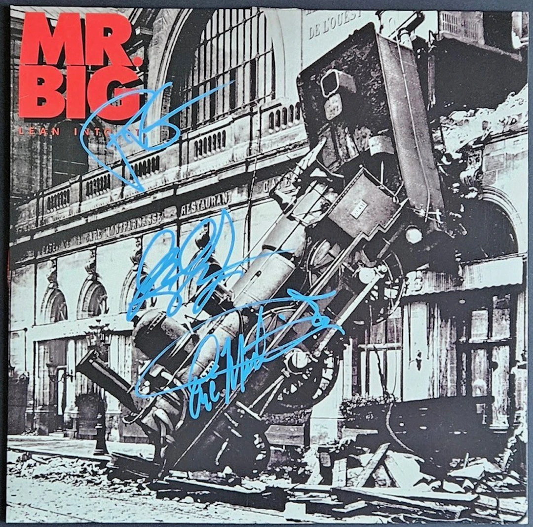 Mr. Big Group Signed "Lean Into It" Album (3 Sigs) (Third Party Guaranteed)