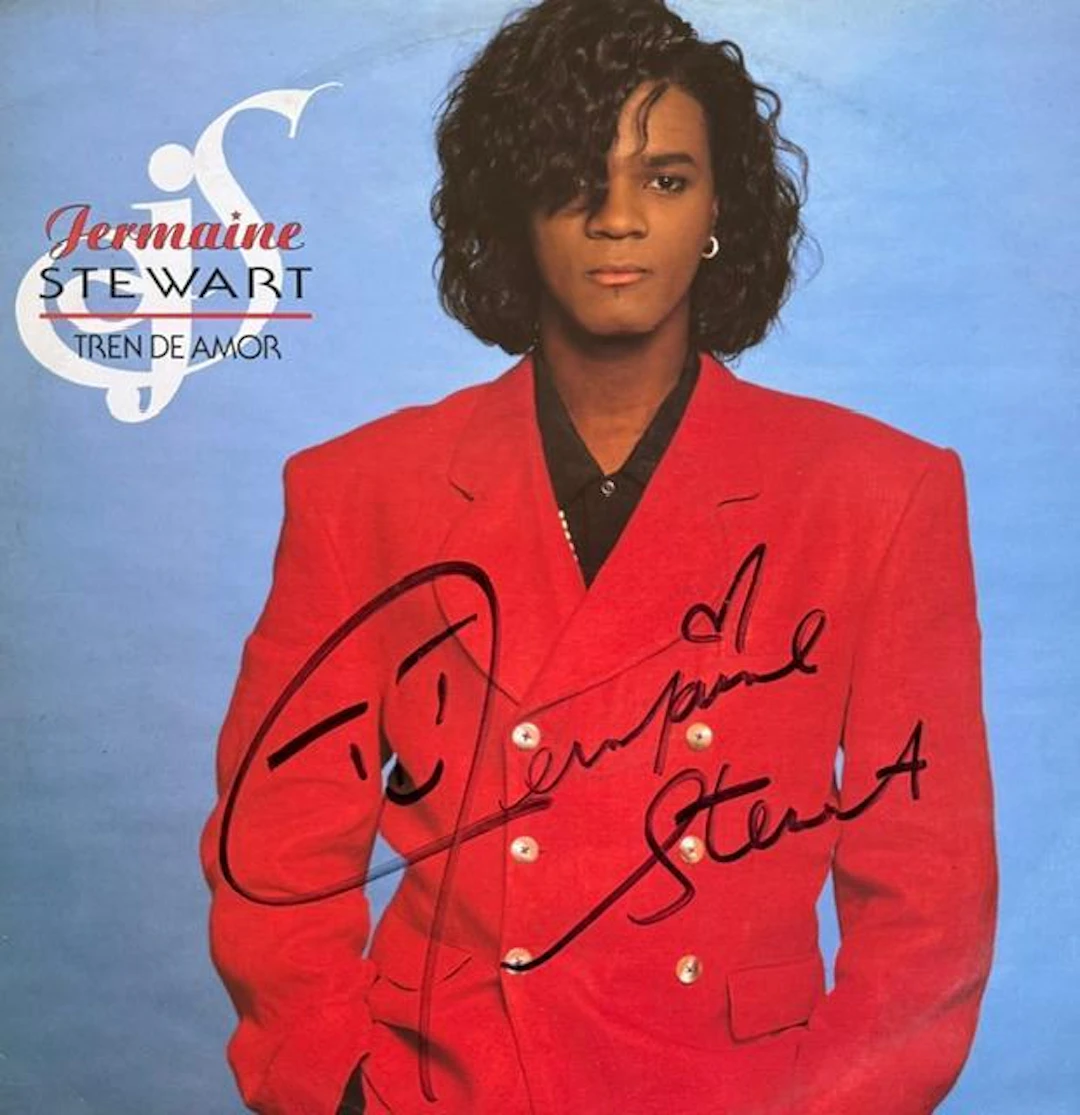 Jermaine Stewart Signed "Tren De Amor" 12" Single (Third Party Guaranteed)
