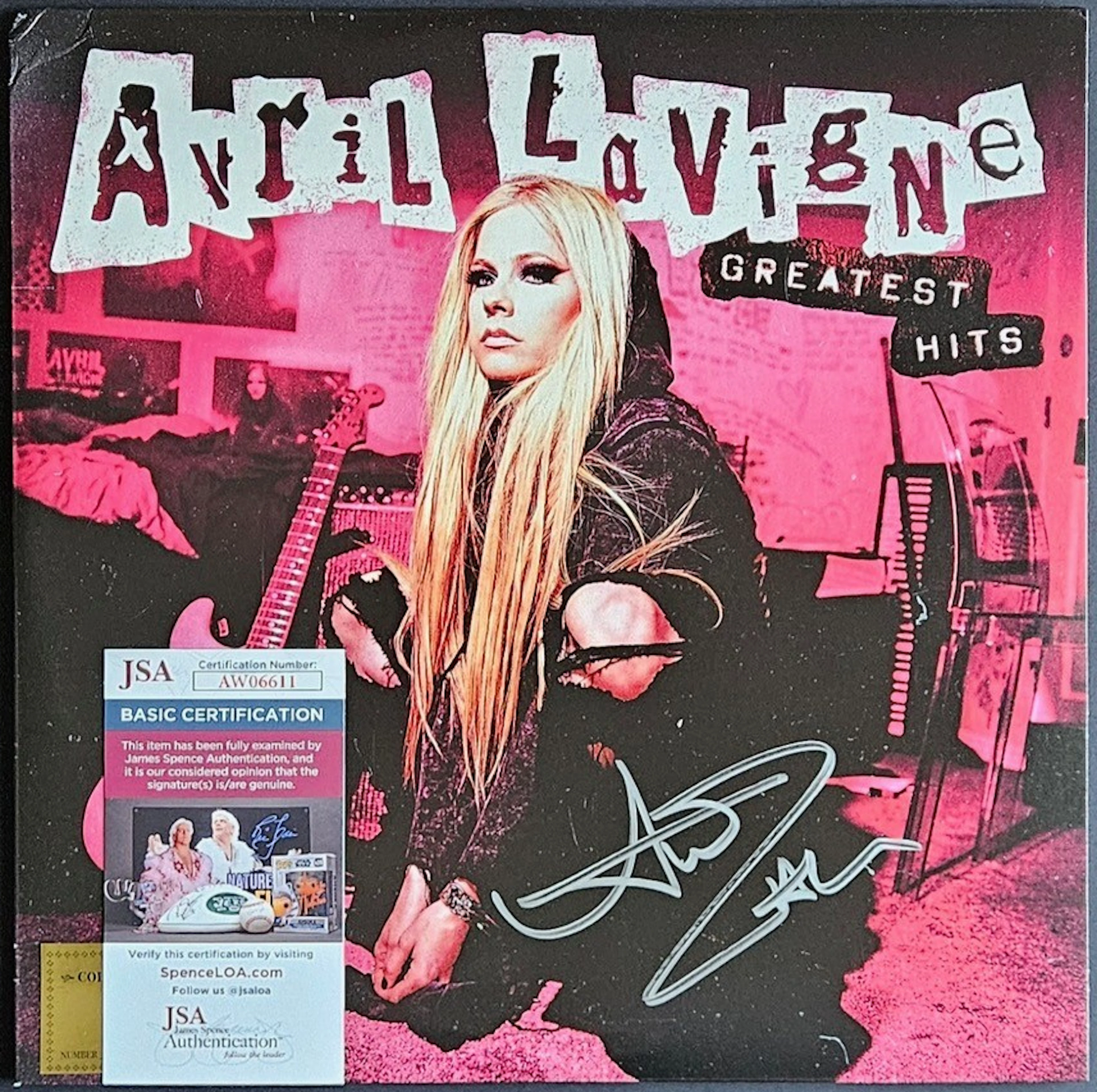 Avril Lavigne Signed "Greatest Hits" Album (JSA Authentication)