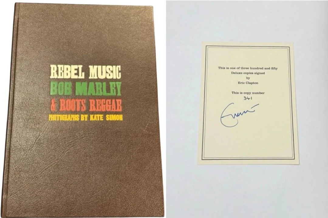 Eric Clapton Signed Bob Marley "Rebel Music" Book #341/350 (JSA Authentication)