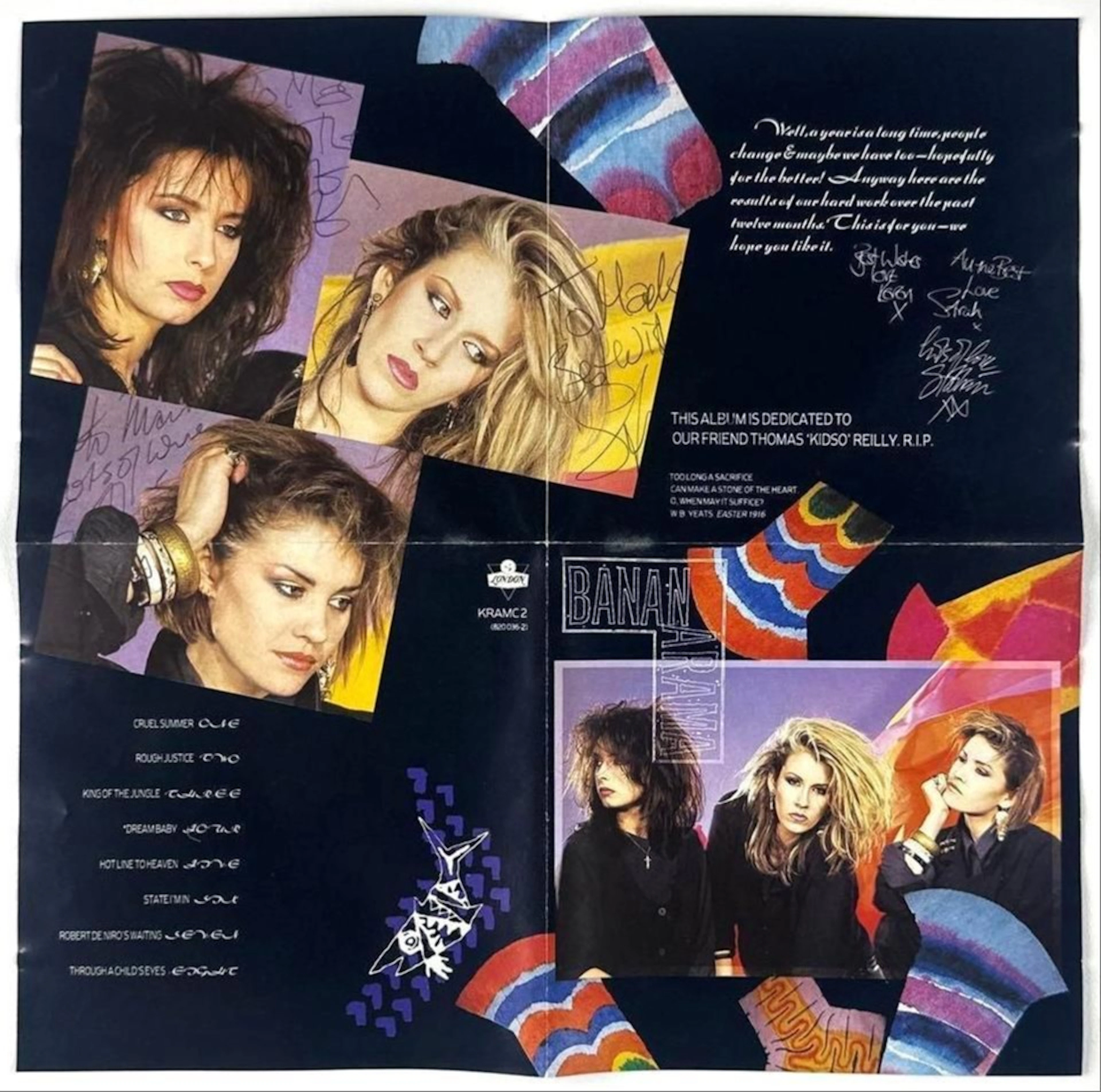 Bananarama Group Signed "S/T" CD (3 Sigs) (Third Party Guaranteed)
