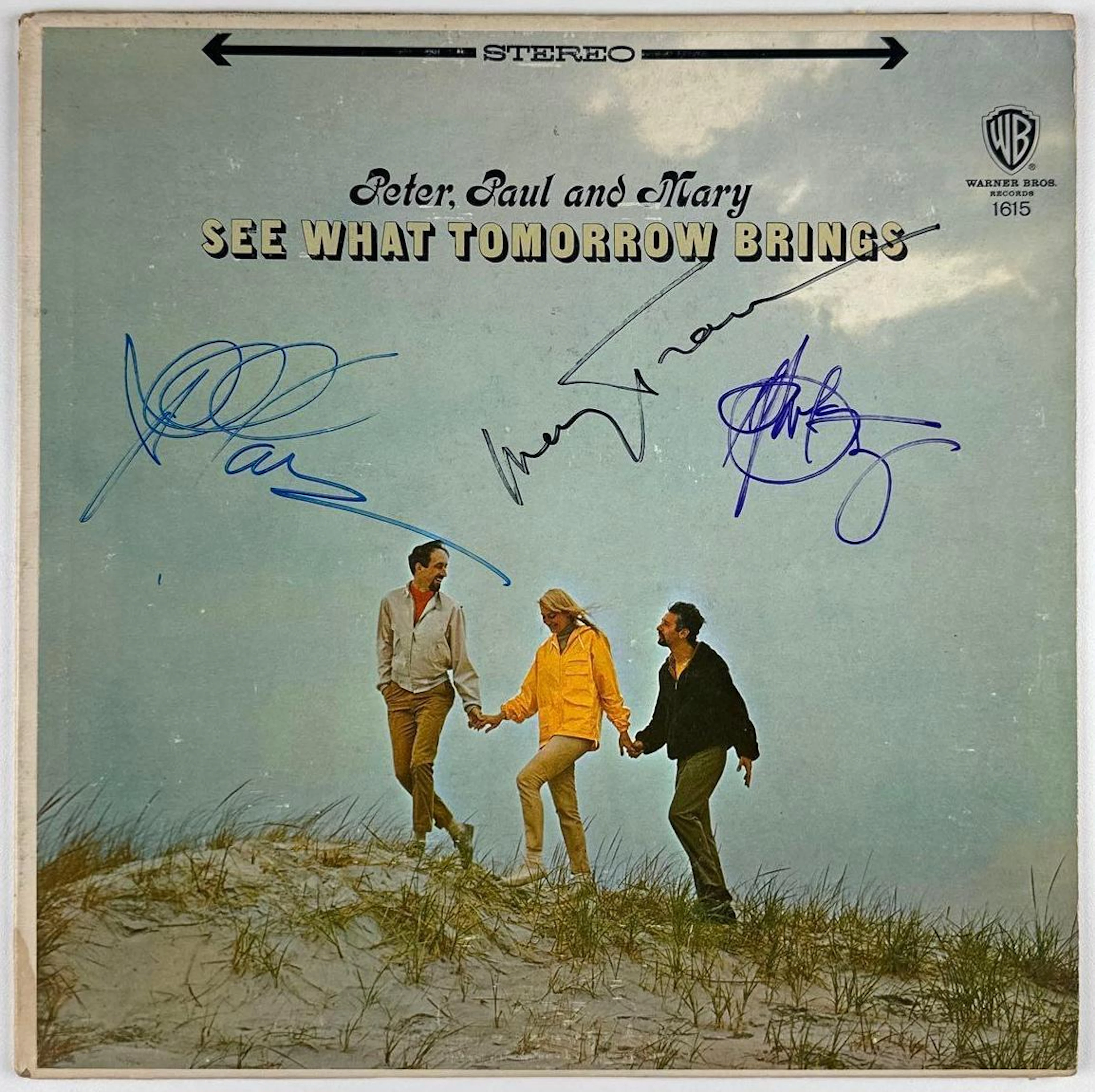 Peter, Paul & Mary Fully Group Signed "See What Tomorrow Brings" Album