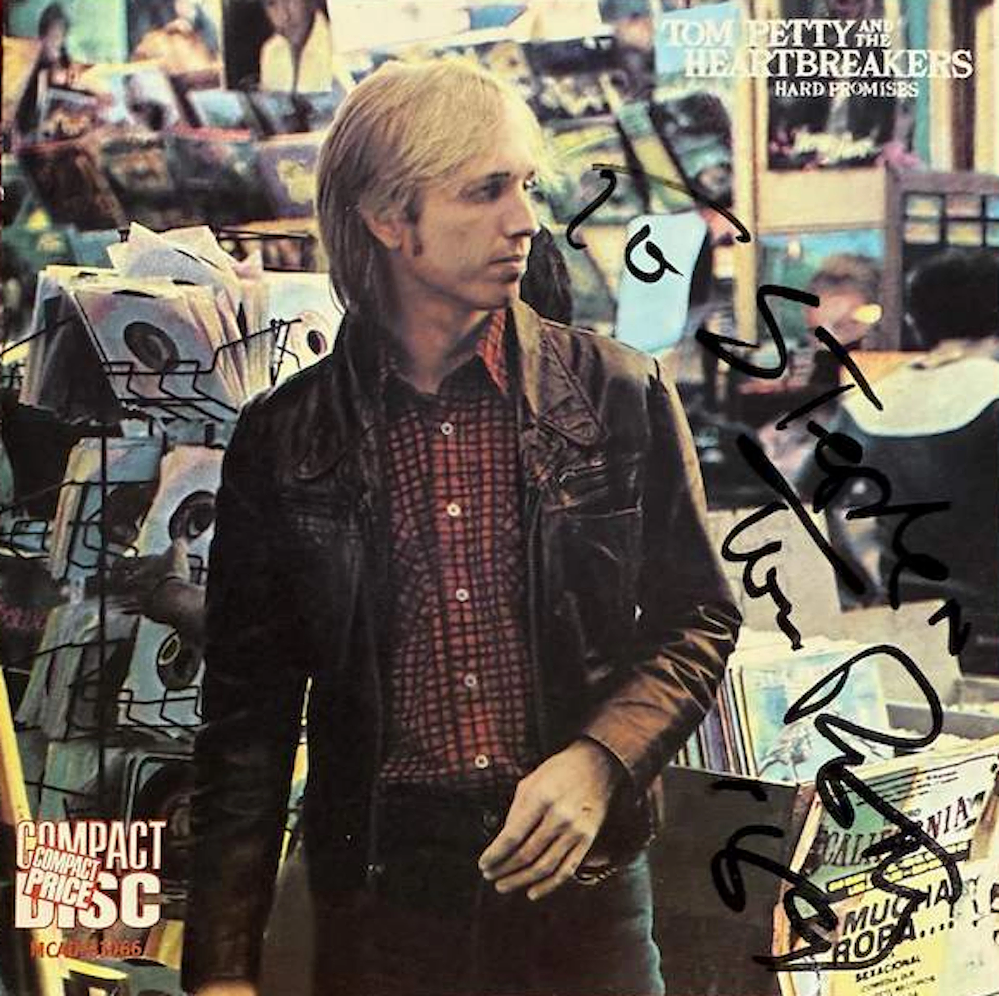 Tom Petty Signed "Hard Promises" CD (Grad Authentication)