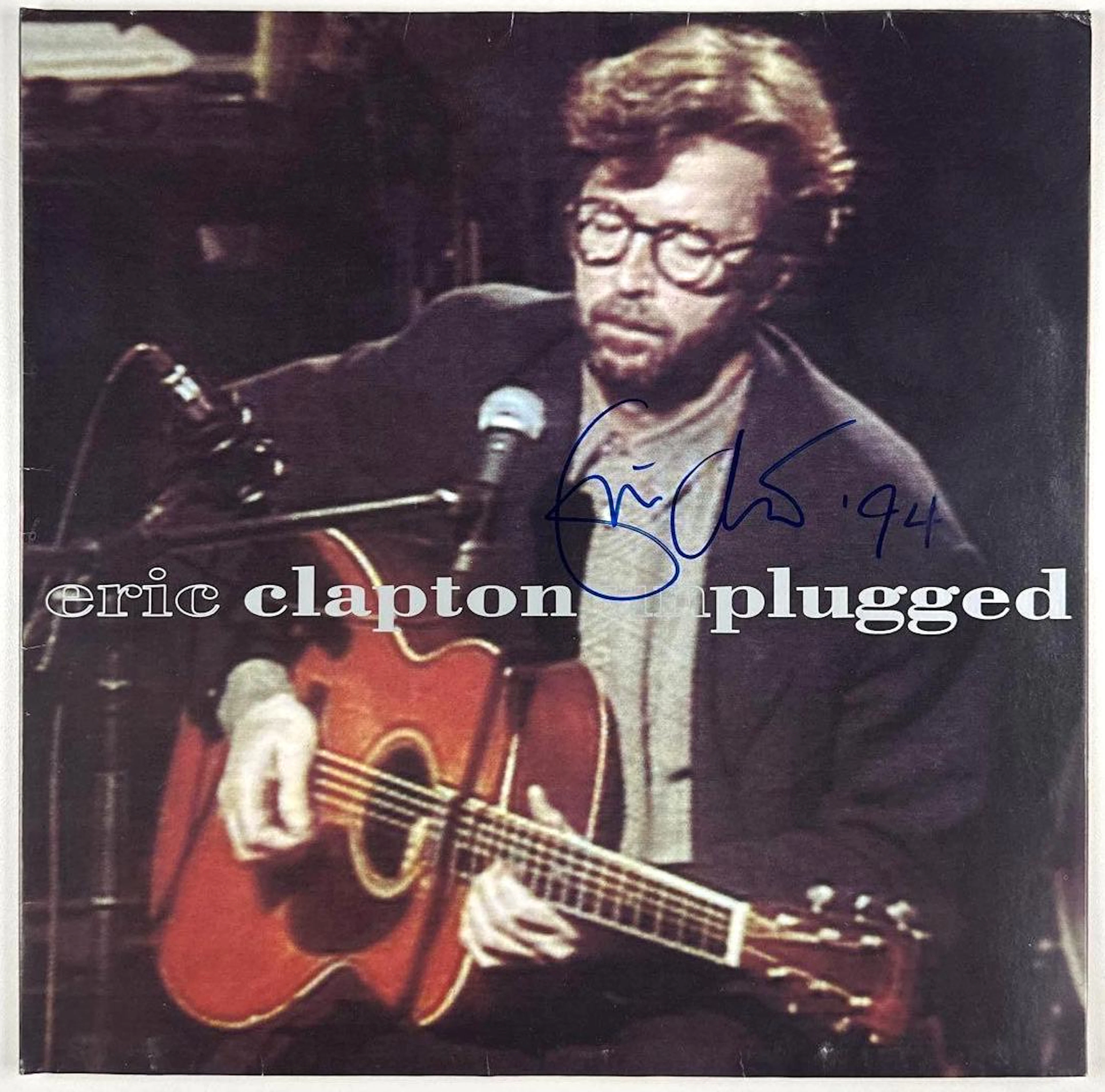 Eric Clapton Signed "Unplugged" Album (Third Party Guaranteed)