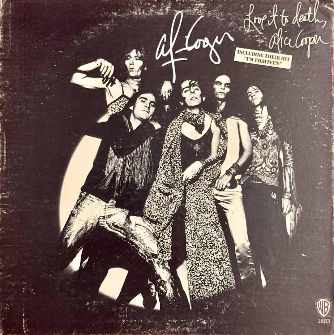 Alice Cooper Signed "Love it to Death" Album (Beckett Authentication)