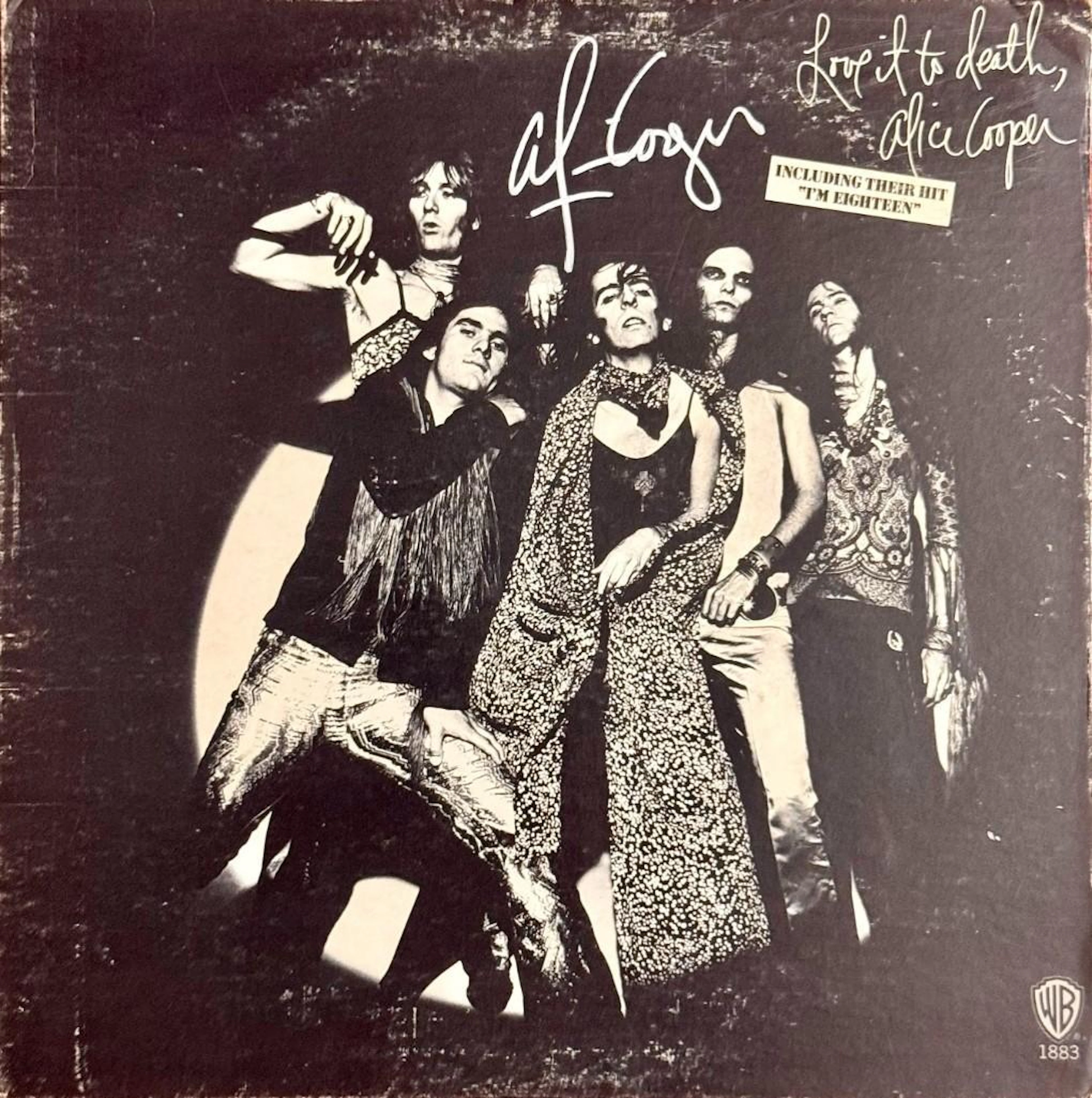 Alice Cooper Signed "Love it to Death" Album (Beckett Authentication)