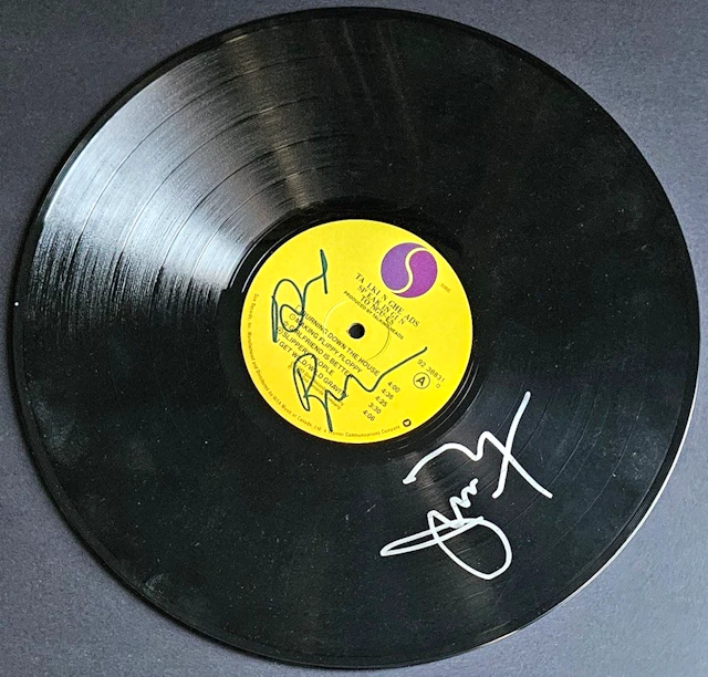 Talking Heads: David Byrne & Jerry Harrison Signed "Speaking Tongues"
