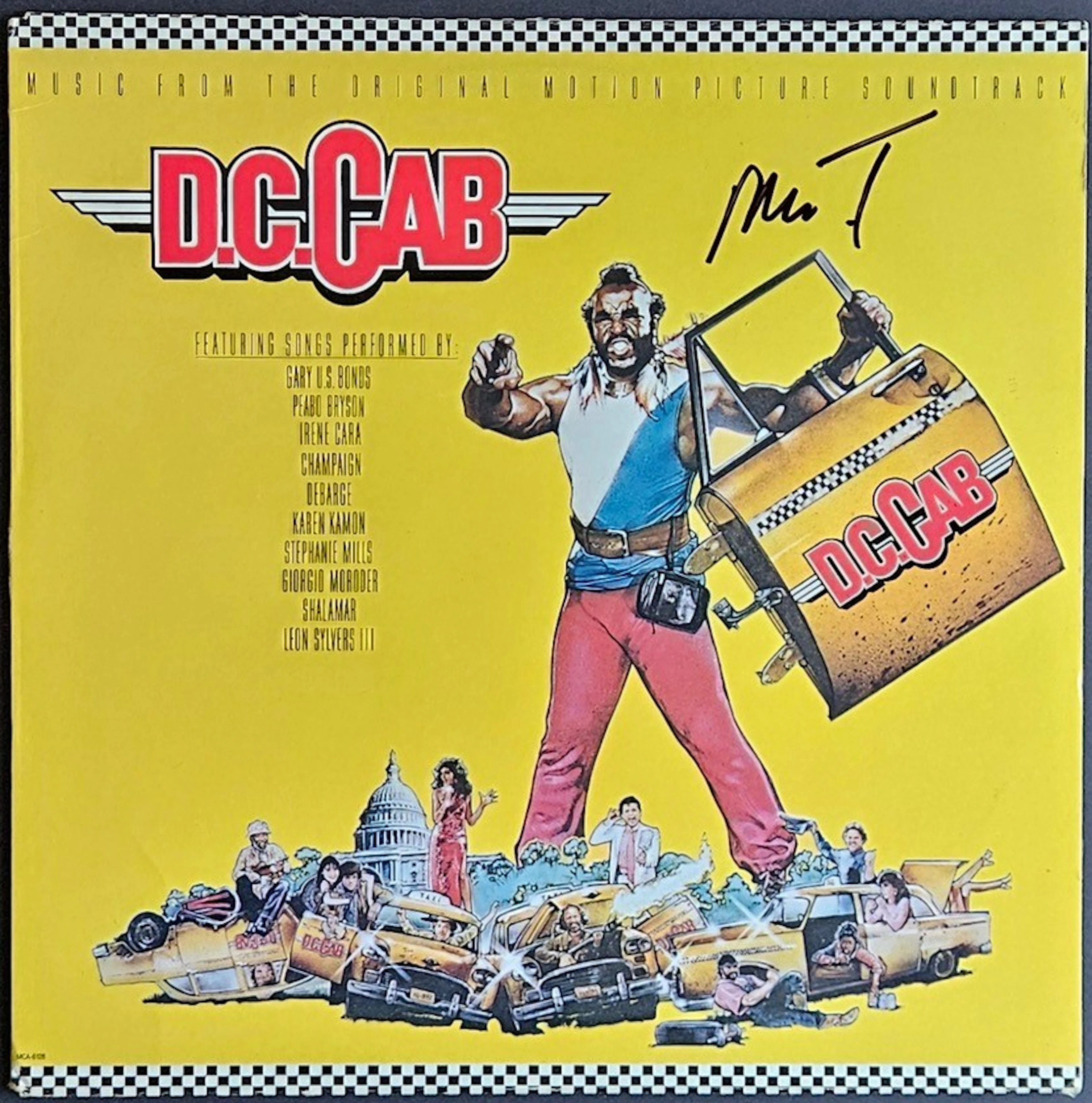 Mr. T Signed “D.C. Cab” Soundtrack Album (Official Pix Authentication)