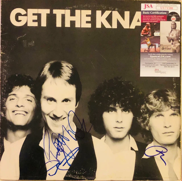 The Knack Group Signed "Get the Knack" Album (3 Sigs) (JSA Authentication)