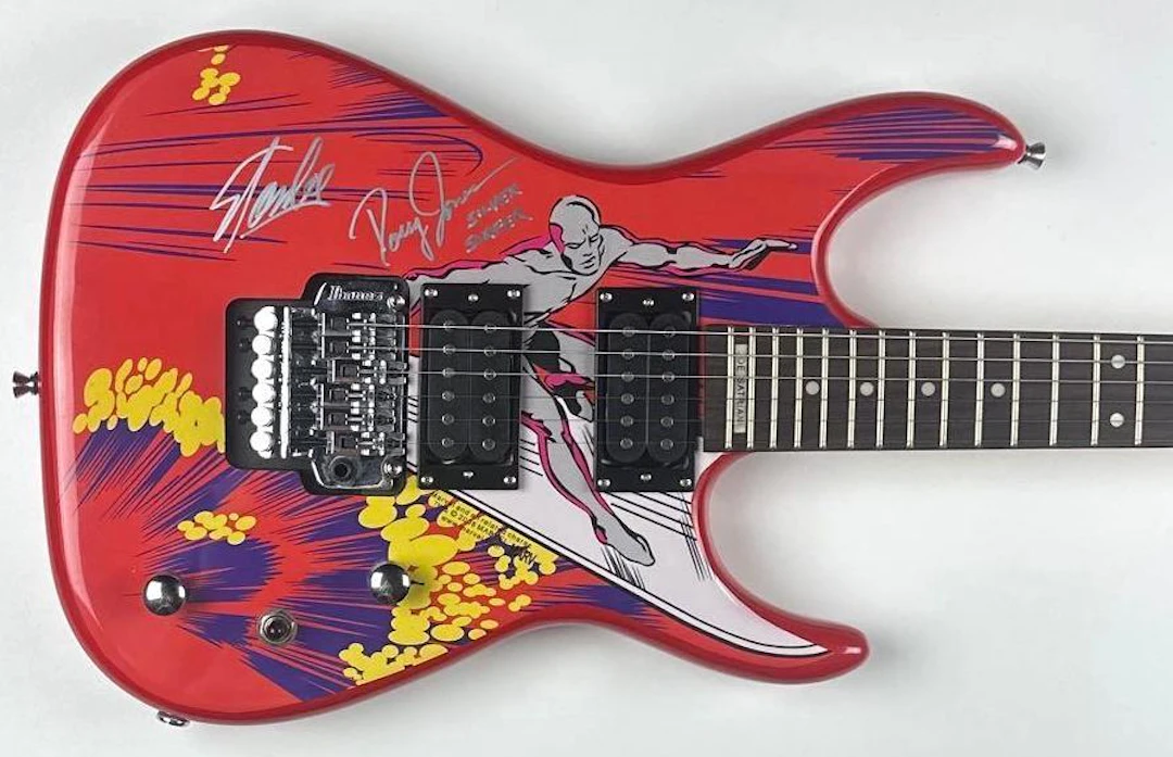 Marvel: Stan Lee & Doug Jones Signed Silver Surfer w/ Character Name