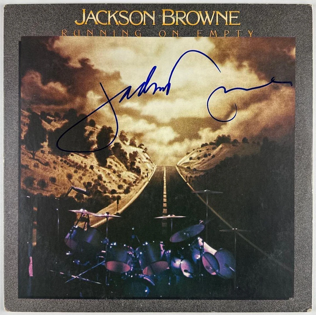 Jackson Brown Signed "Running On Empty" Album (Third Party Guaranteed)