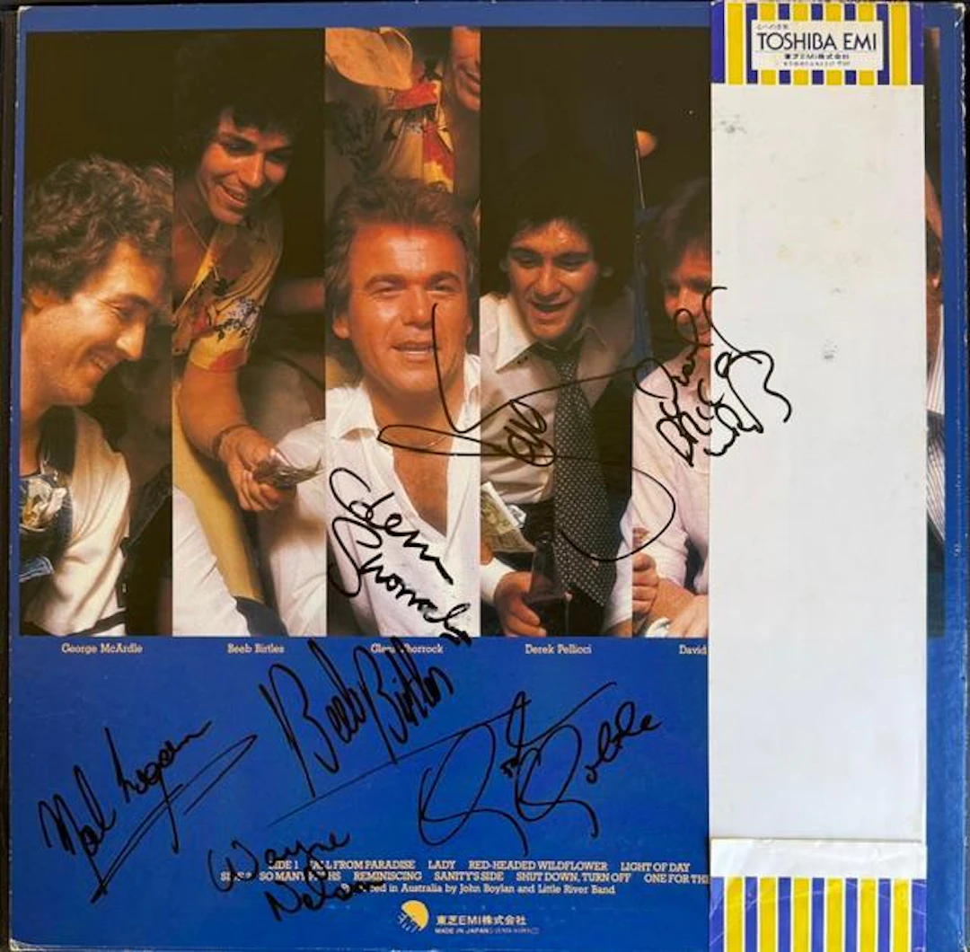 Little River Band Fully Group Signed Japanese "Sleeper Catcher" Album