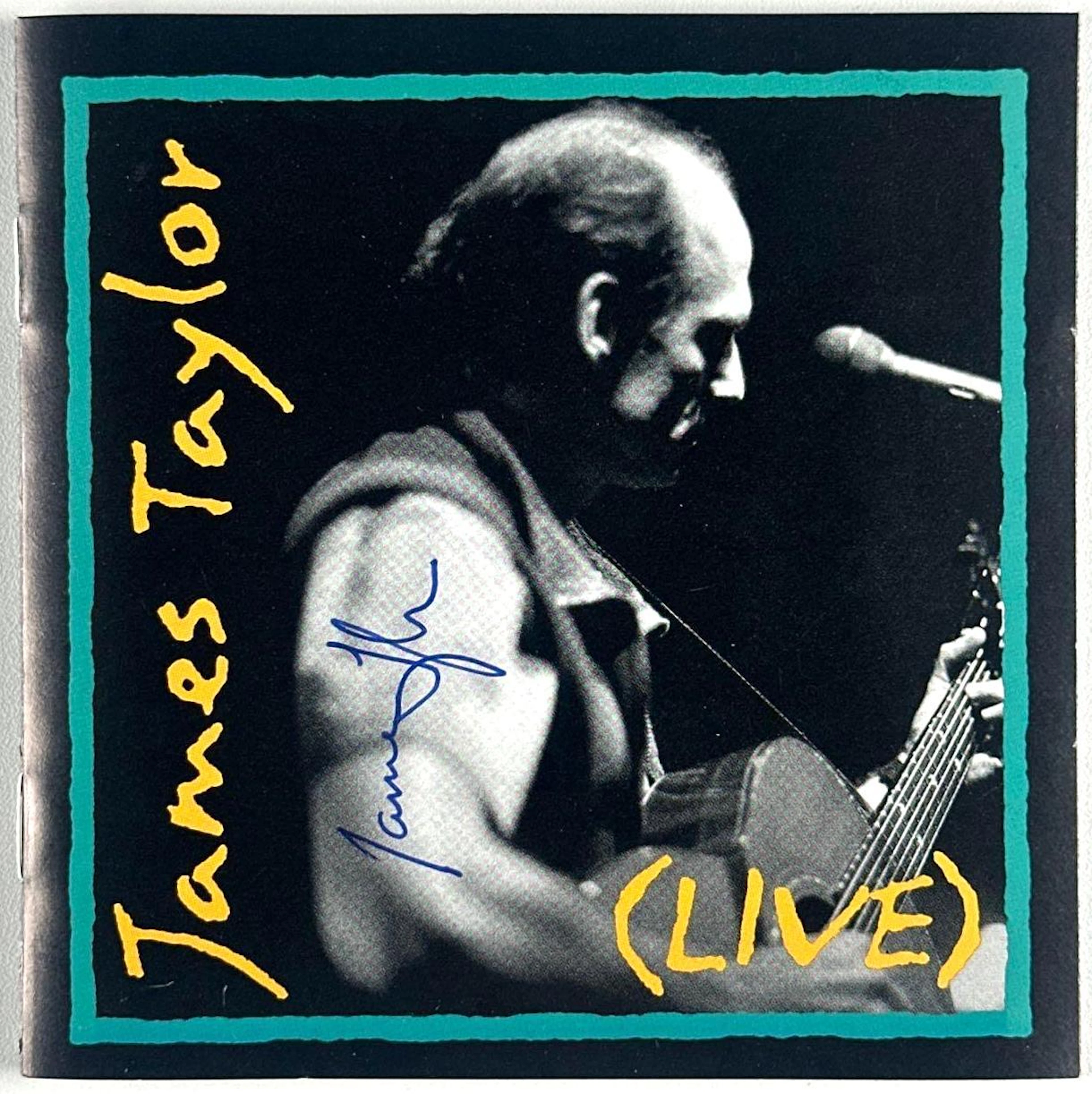 James Taylor Signed "Live" CD (Third Party Guaranteed)