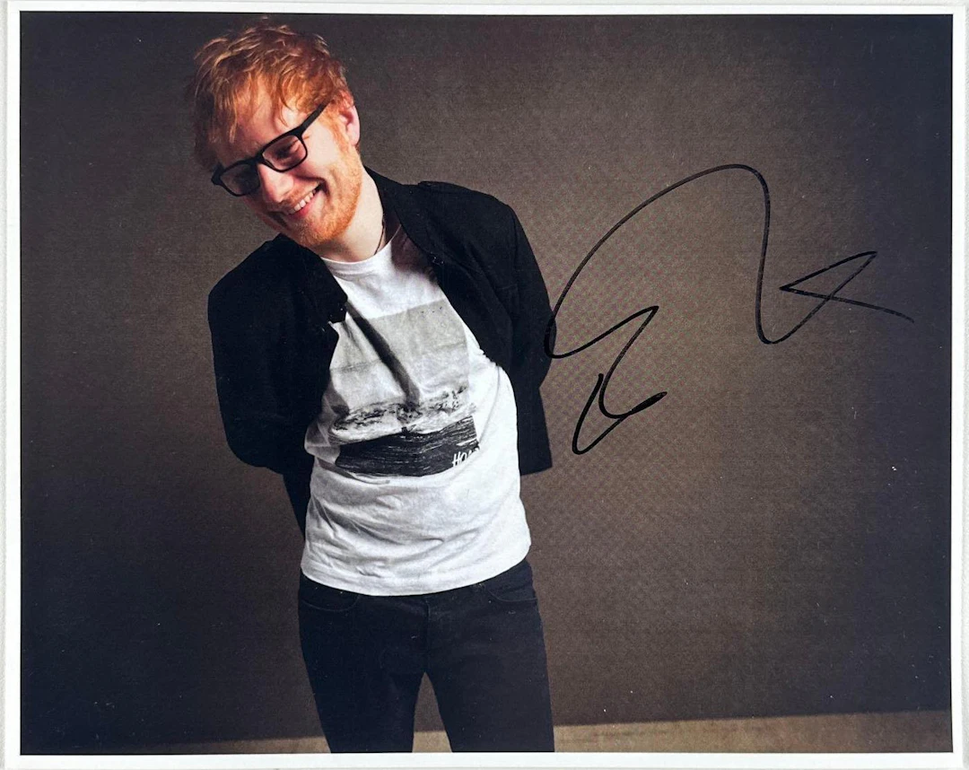 Ed Sheeran Signed 8" x 10" Photo (Third Party Guaranteed)