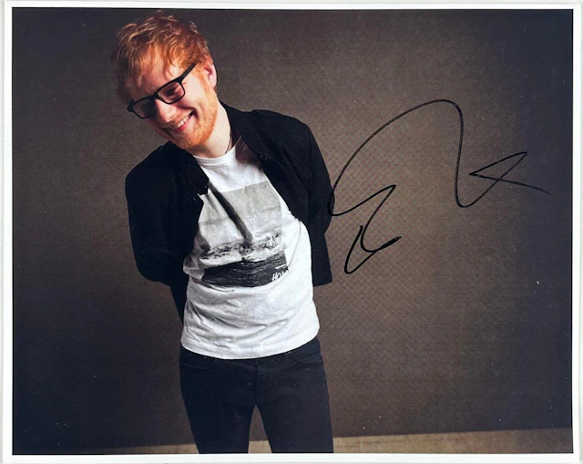 Ed Sheeran Signed 8" x 10" Photo (Third Party Guaranteed)