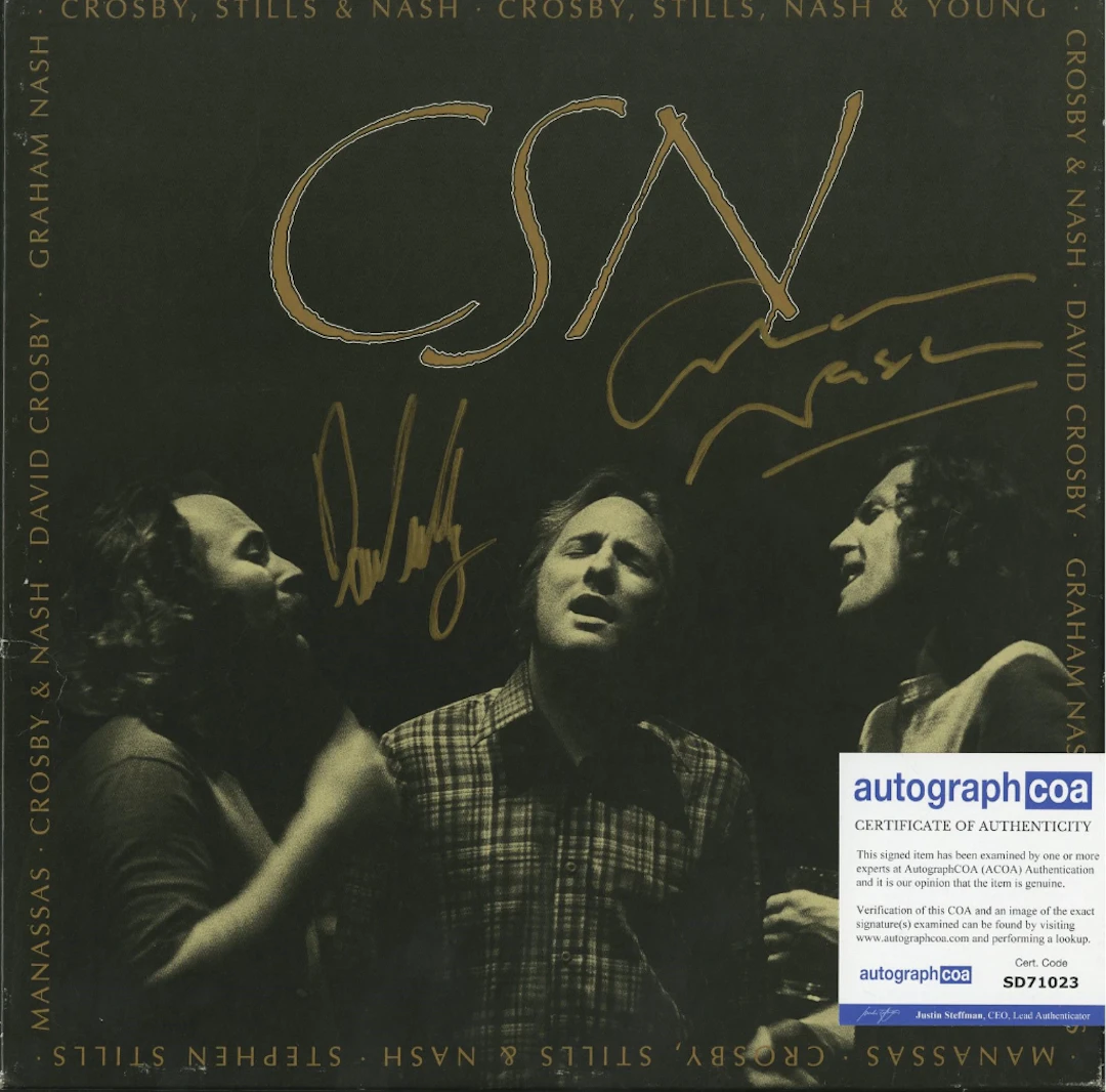 Crosby, Stills, & Nash Fully Group Signed "CSN" CD Box Set (3 Sigs)