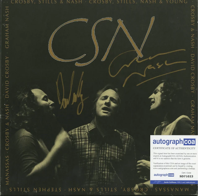 Crosby, Stills, & Nash Fully Group Signed "CSN" CD Box Set (3 Sigs)