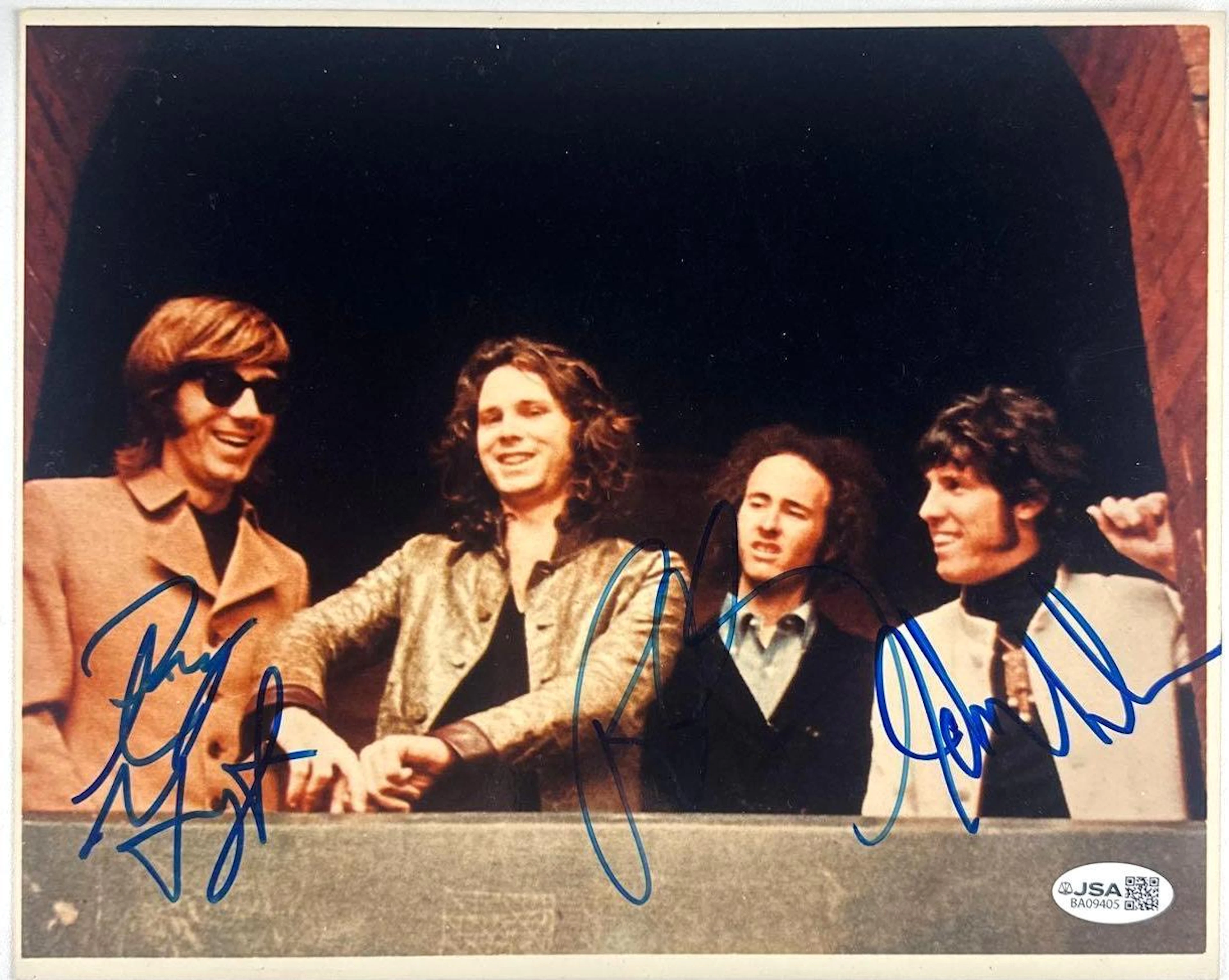 The Doors Group Signed 8" x 10" Photo (3 Sigs) (JSA Authentication)