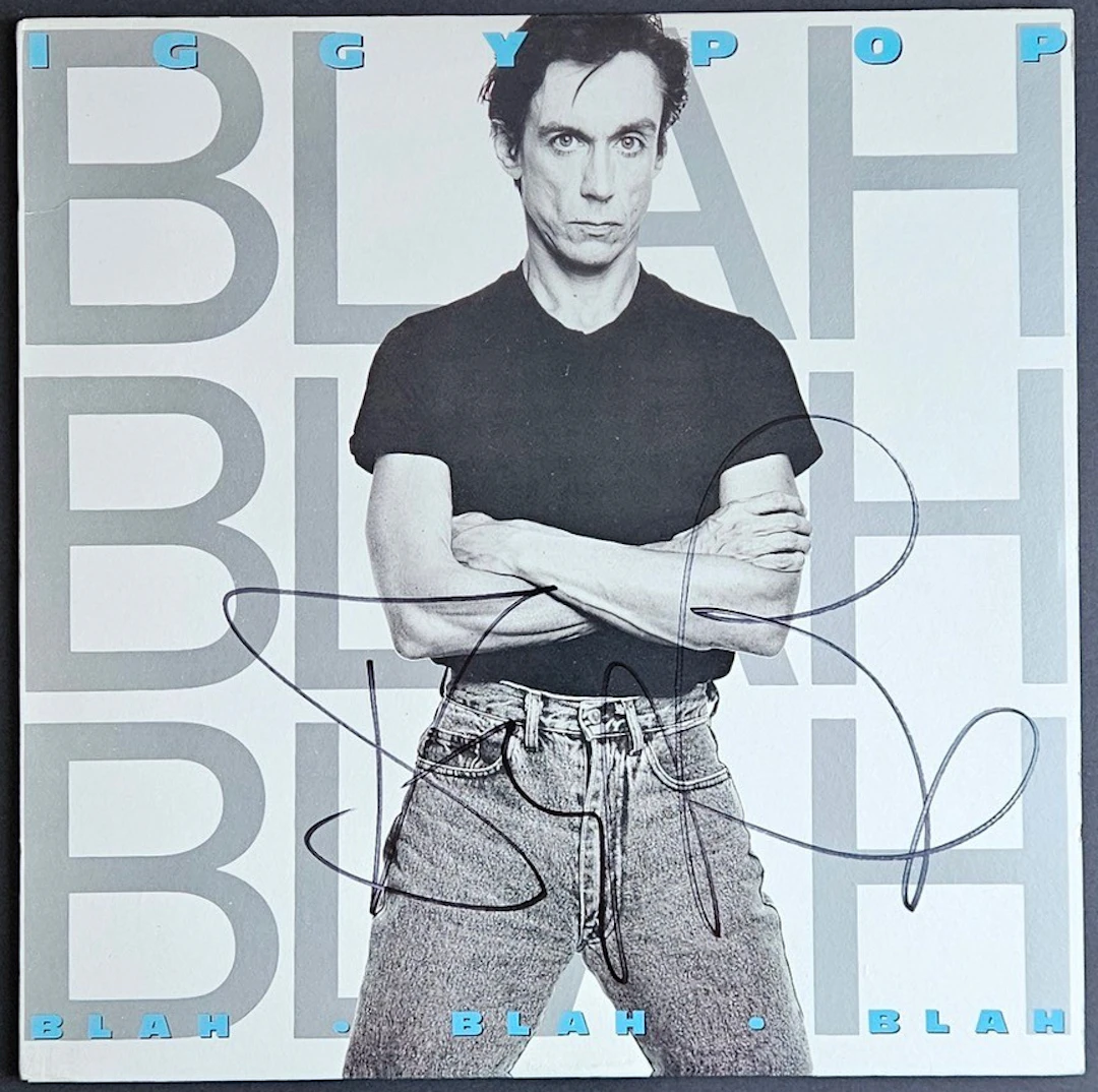 Iggy Pop Signed “Blah Blah Blah” Album (Third Party Guaranteed)