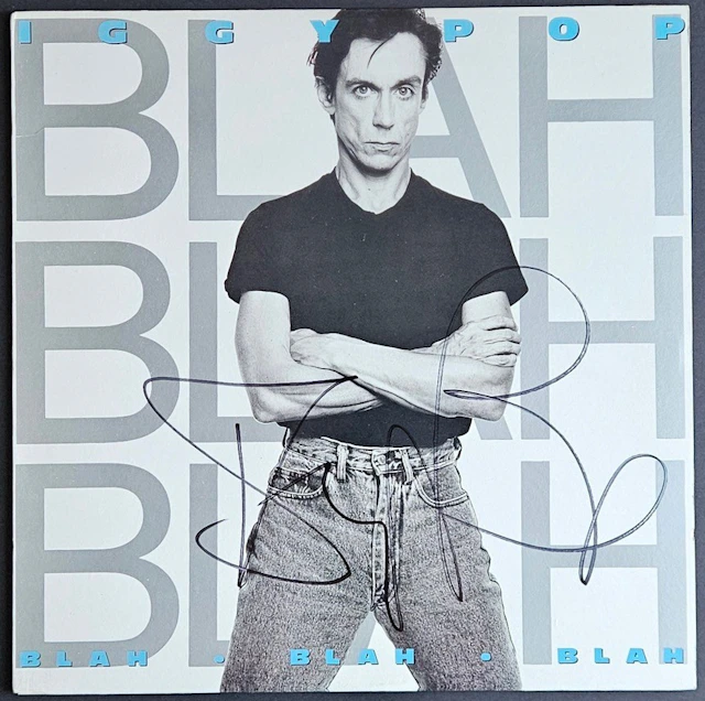 Iggy Pop Signed “Blah Blah Blah” Album (Third Party Guaranteed)