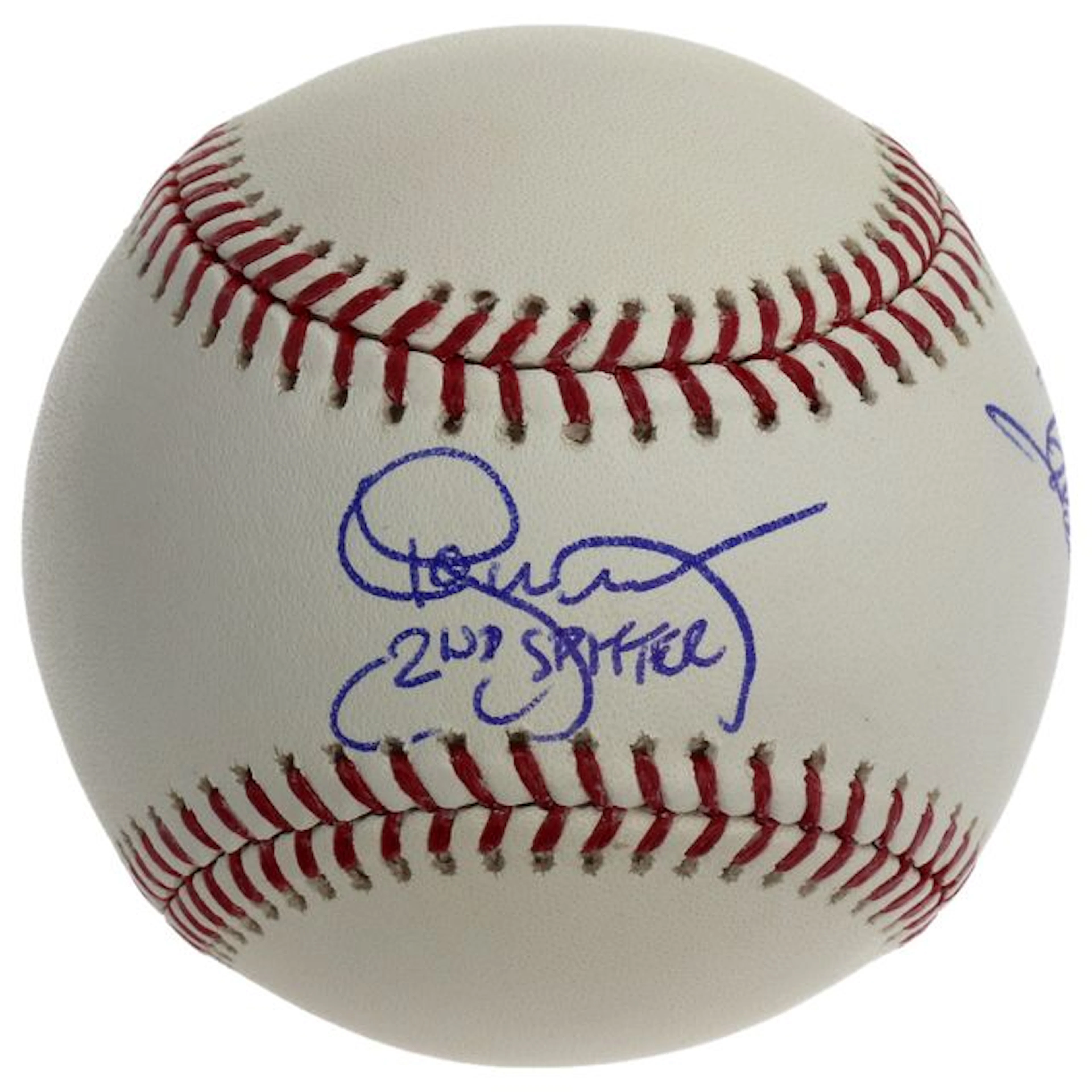 Seinfeld: Keith Hernandez & Roger McDowell Signed Baseball (2 Sigs) (JSA)