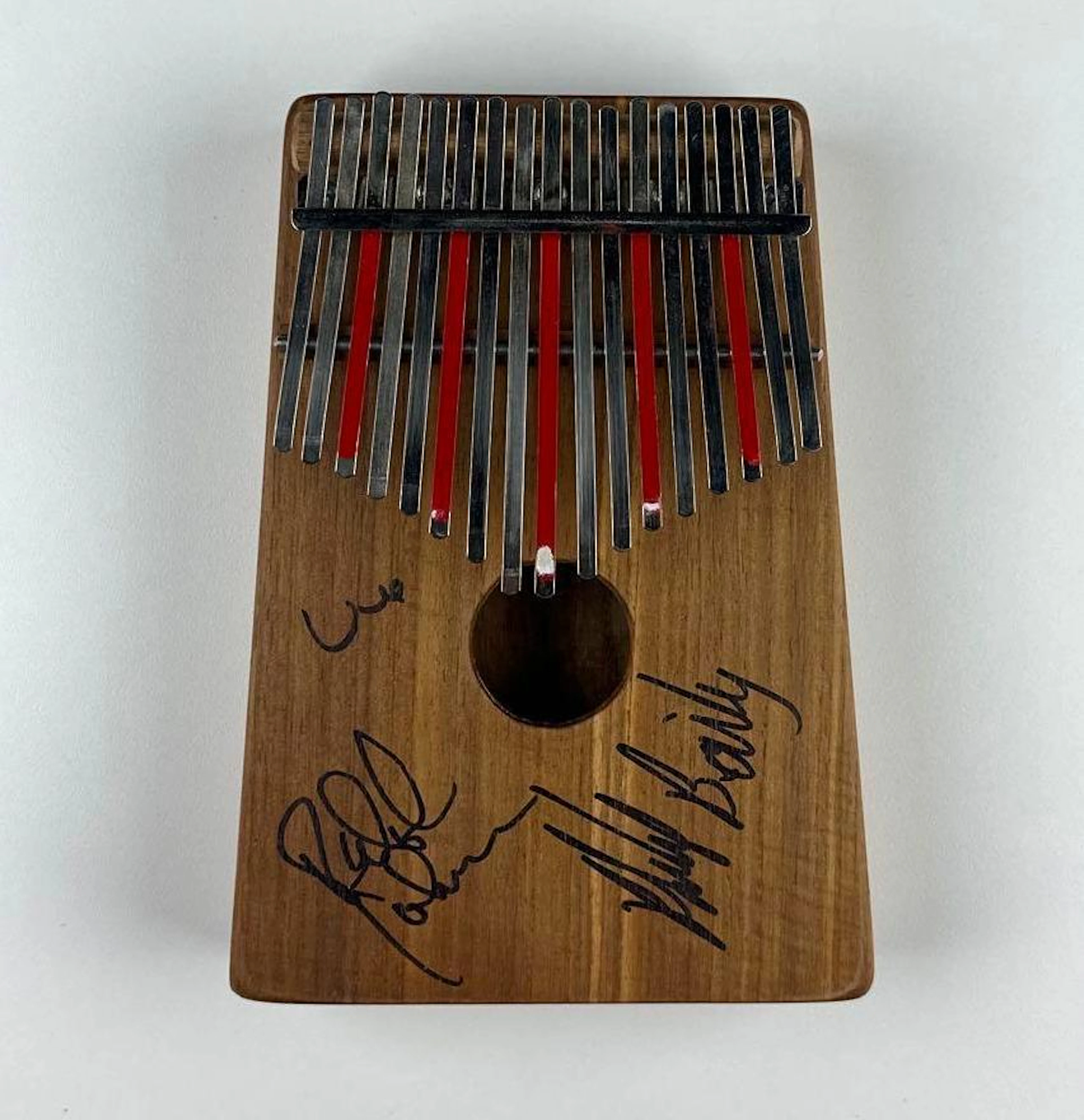 Earth, Wind & Fire Group Signed Kalimba Instrument (3 Sigs) (Third