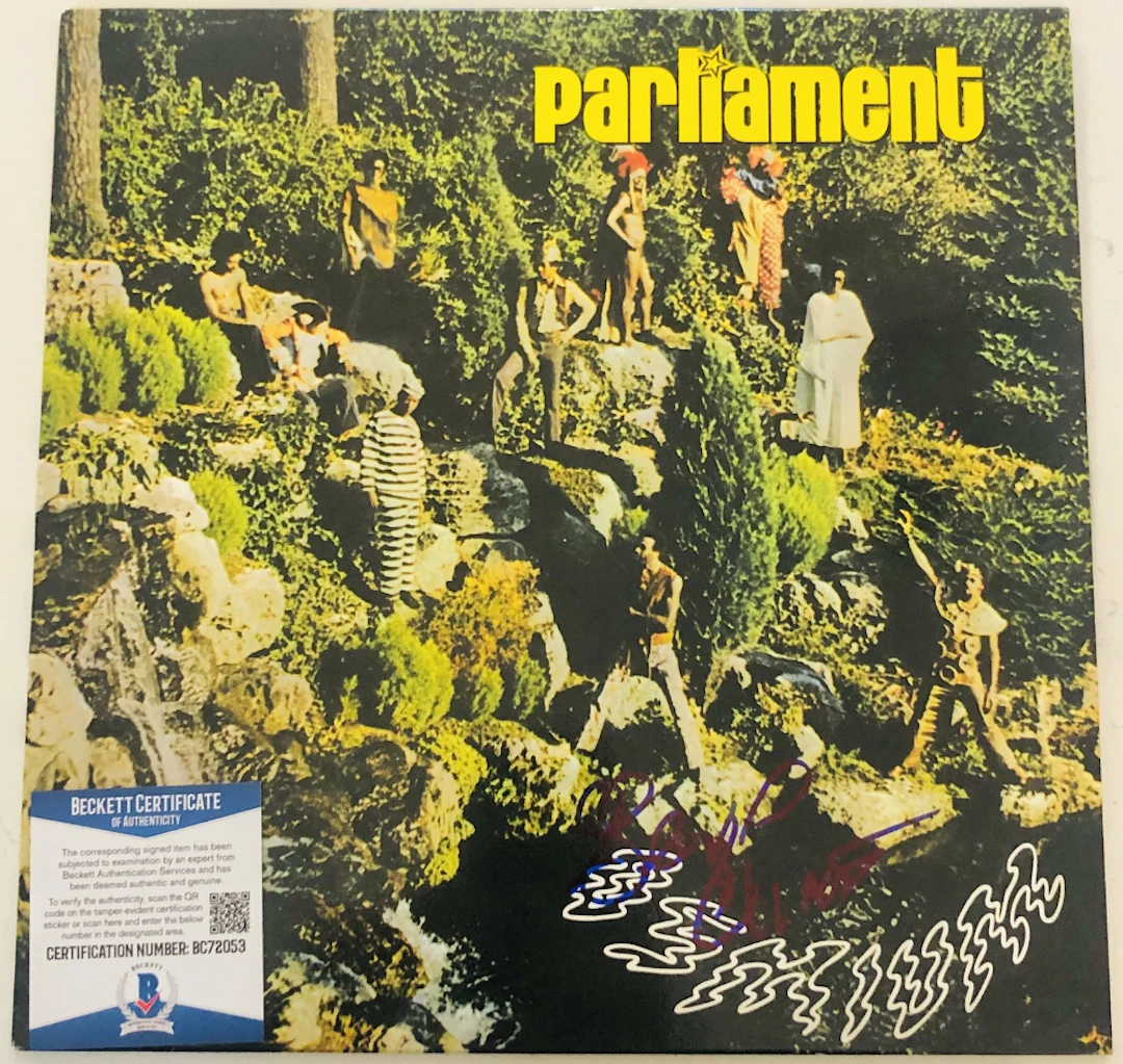 Parliament: George Clinton Signed "Osmium" Album (Beckett Authentication)