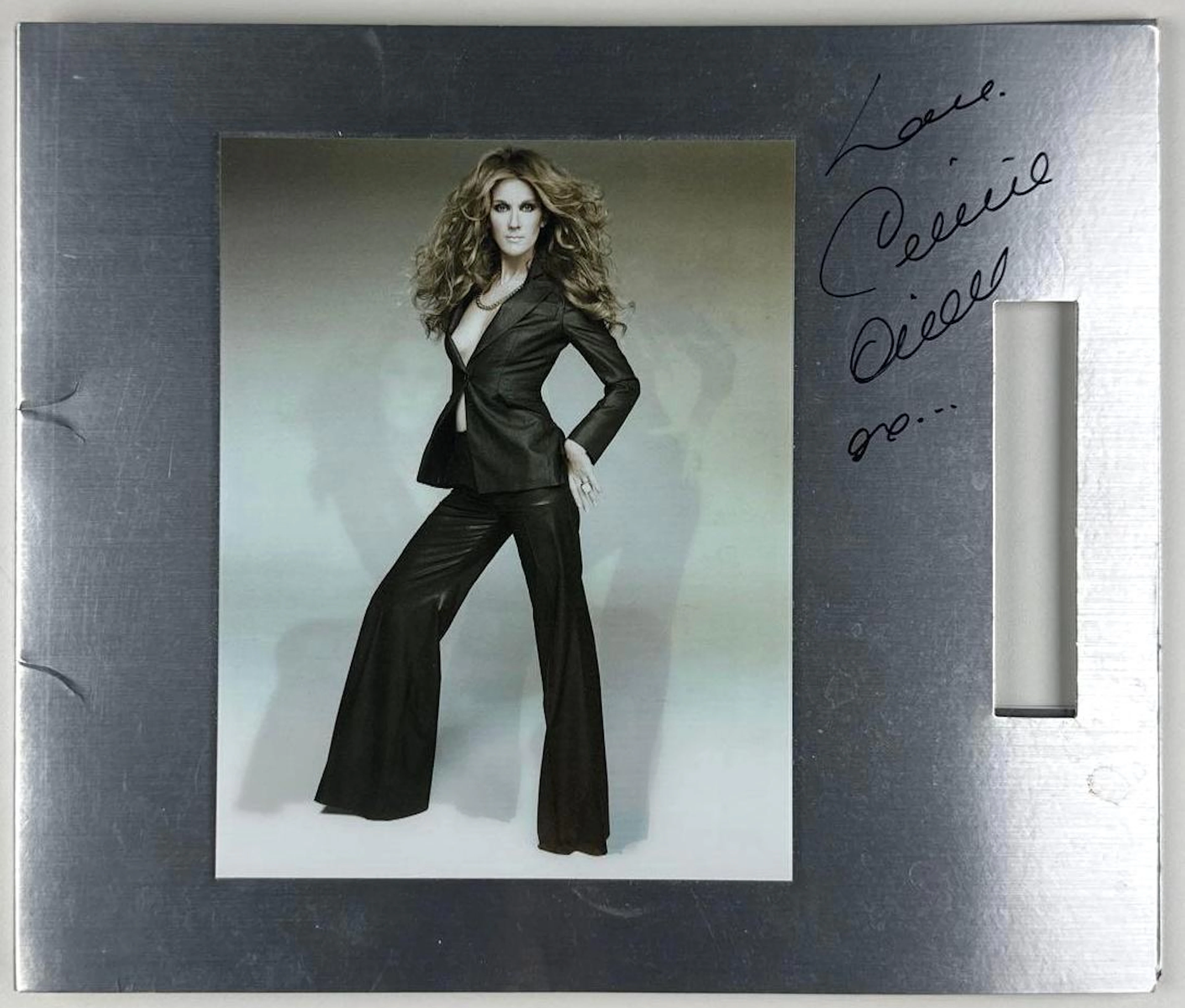Celine Dion Signed 10" x 12.5" 2008-2009 "Taking Chances" Tour Program