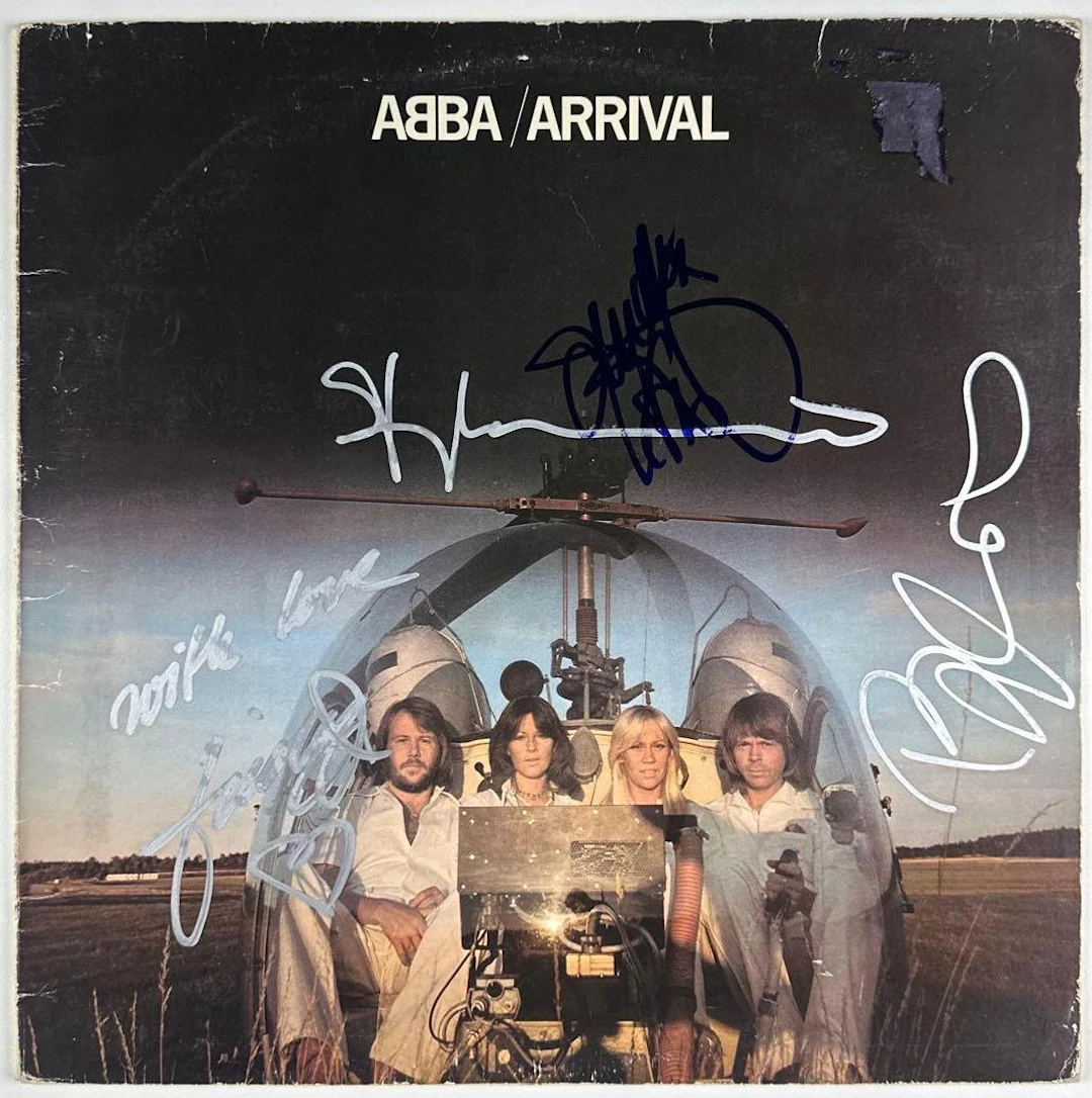 ABBA Fully Group Signed "Arrival" Album (4 Sigs) (Epperson LOA)