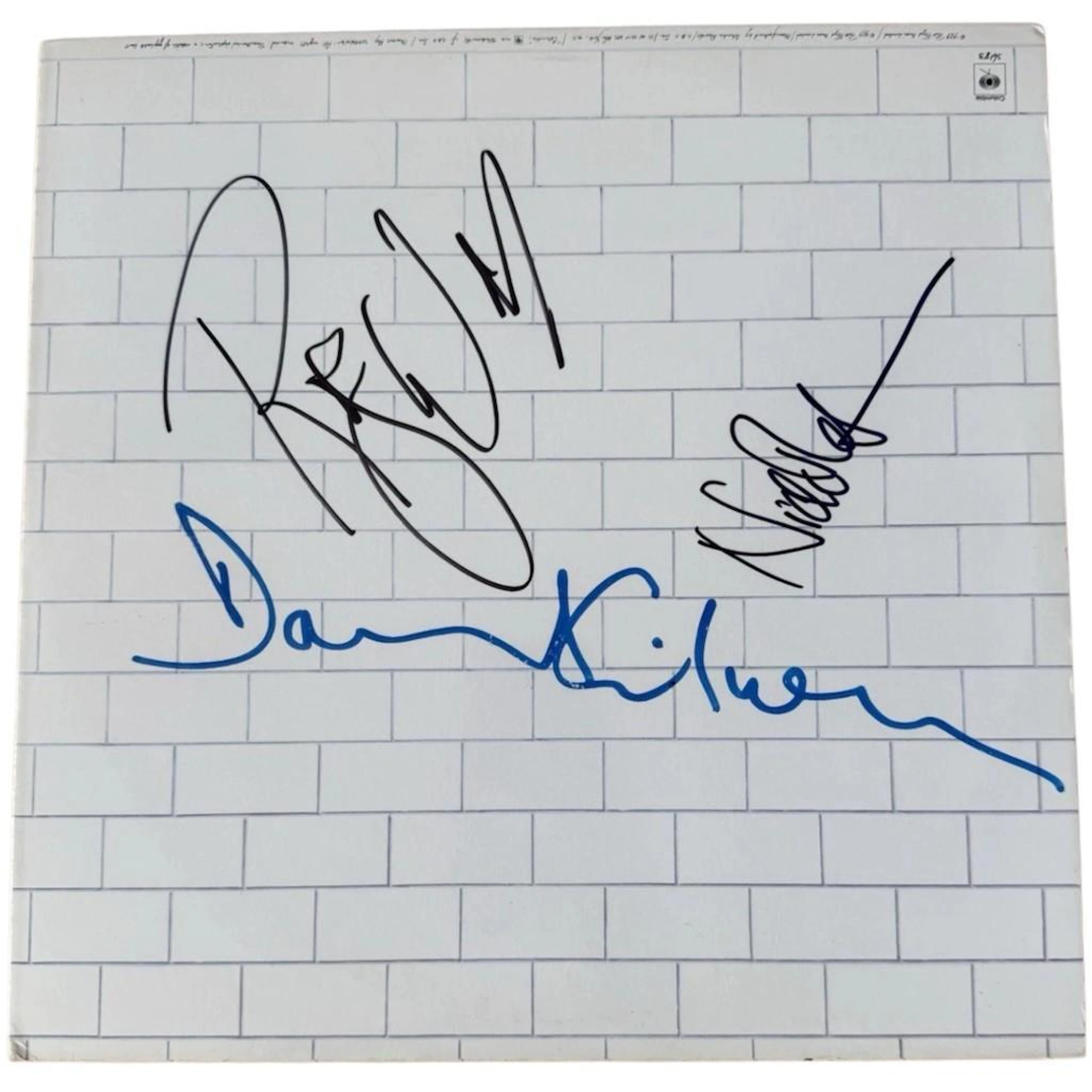 Pink Floyd: David Gilmour, Nick Mason & Roger Waters Signed "The Wall"