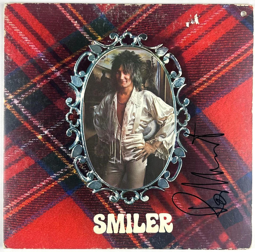 Faces: Rod Stewart Signed "Smiler" Album (ACOA Authentication)