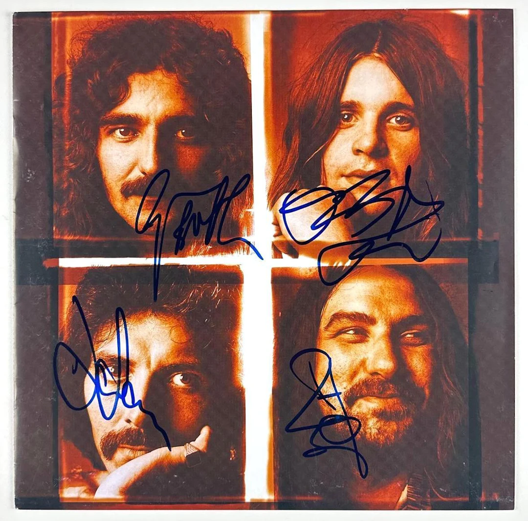 Black Sabbath Fully Group Signed "Past Lives" Album & Booklet (4 Sigs)