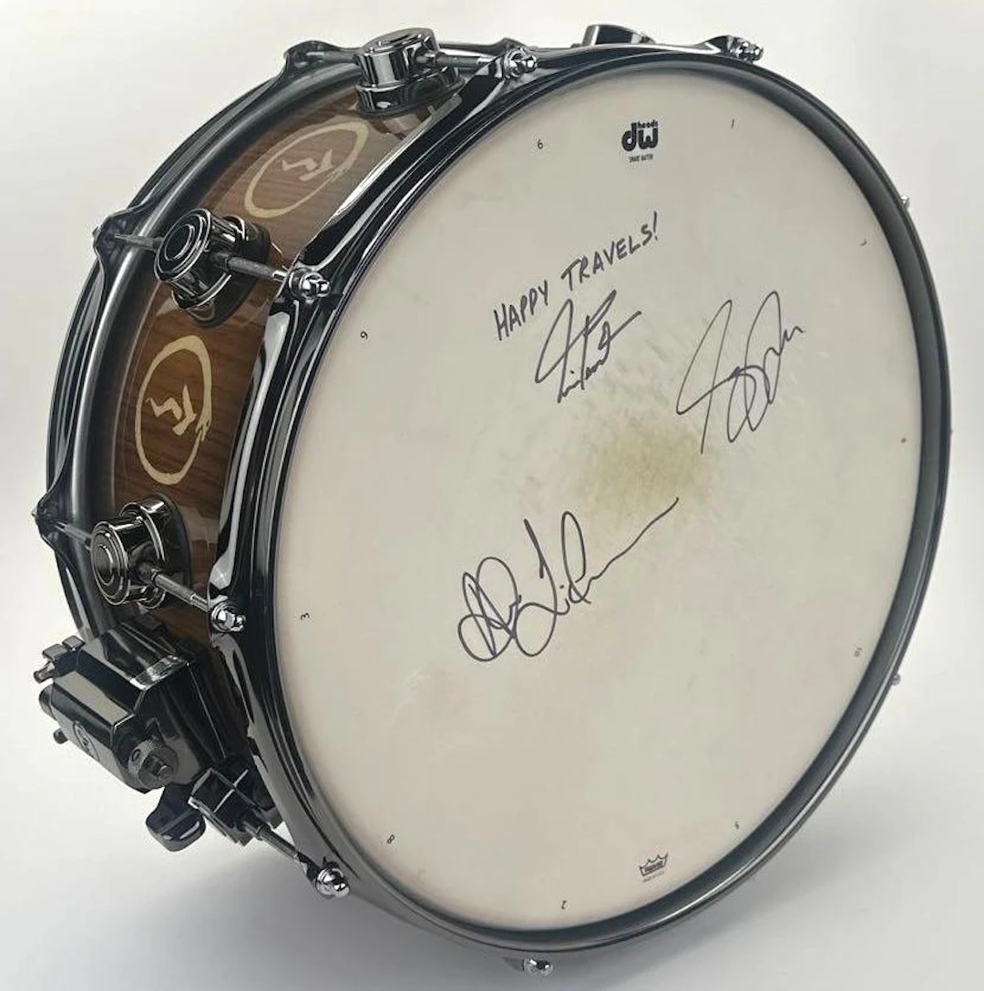 Rush Fully Group Signed DW Collectors "Snakes & Arrows" Signature