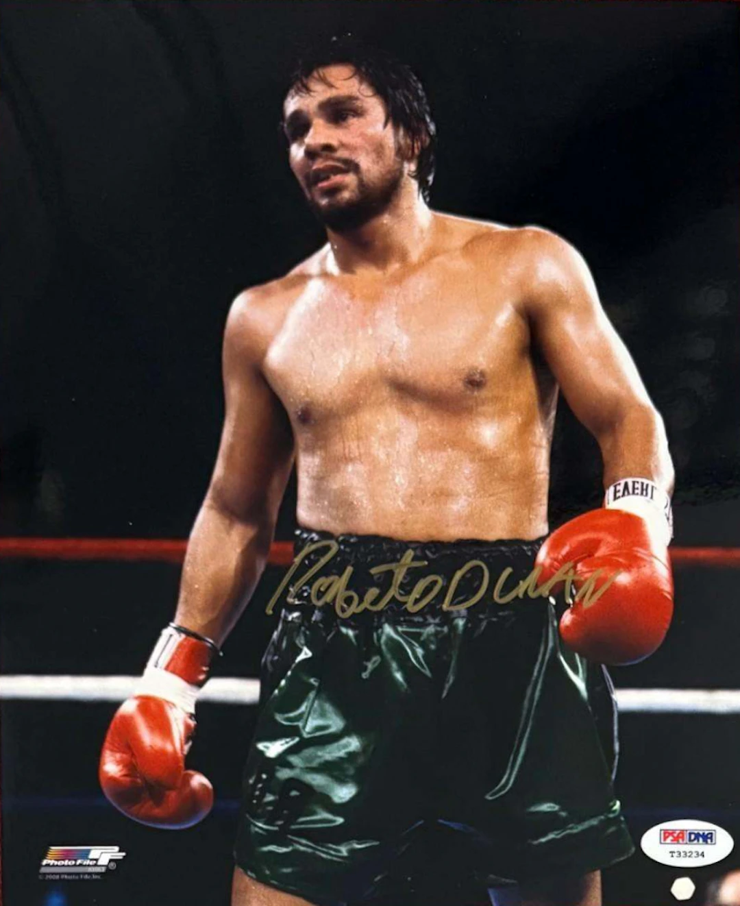 Roberto Duran Signed 10" x 8" Photo (PSA/DNA Authentication)