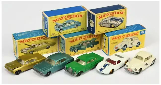 Matchbox Regular Wheels Group of 5 - (1) 15d Volkswagen Saloon "Rallye