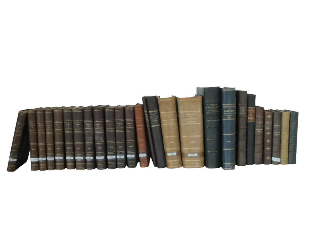 ◊ [Economics, Law, Case Law] 27 volumes, including: - Lot 32