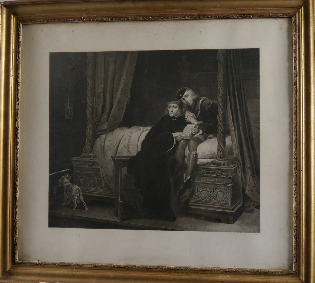 Set of 3 19th-century engravings: - Lot 101
