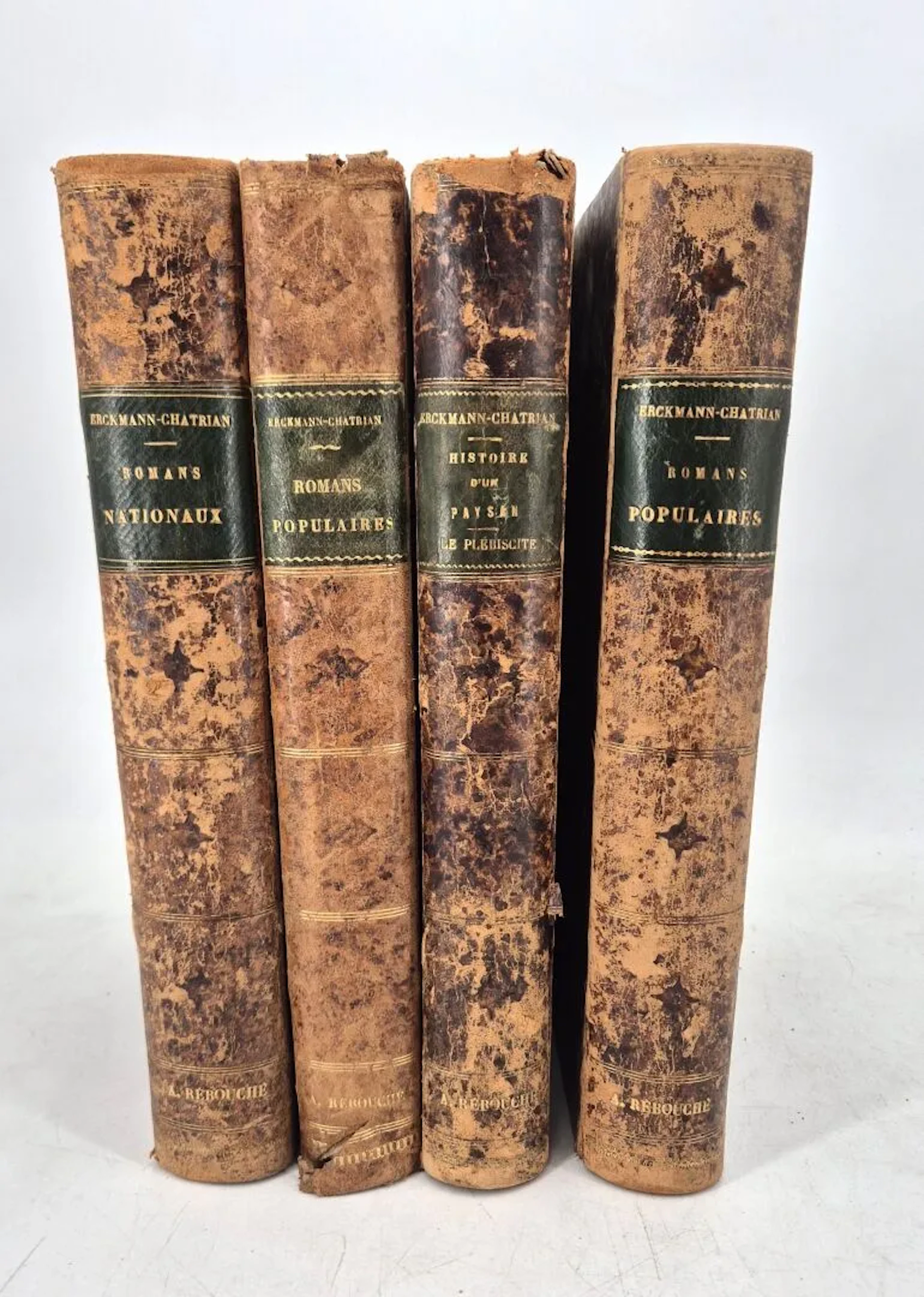 ERCKMANN-CHATRIAN. 4 volumes, in-4, bound in full sheepskin, - Lot 9