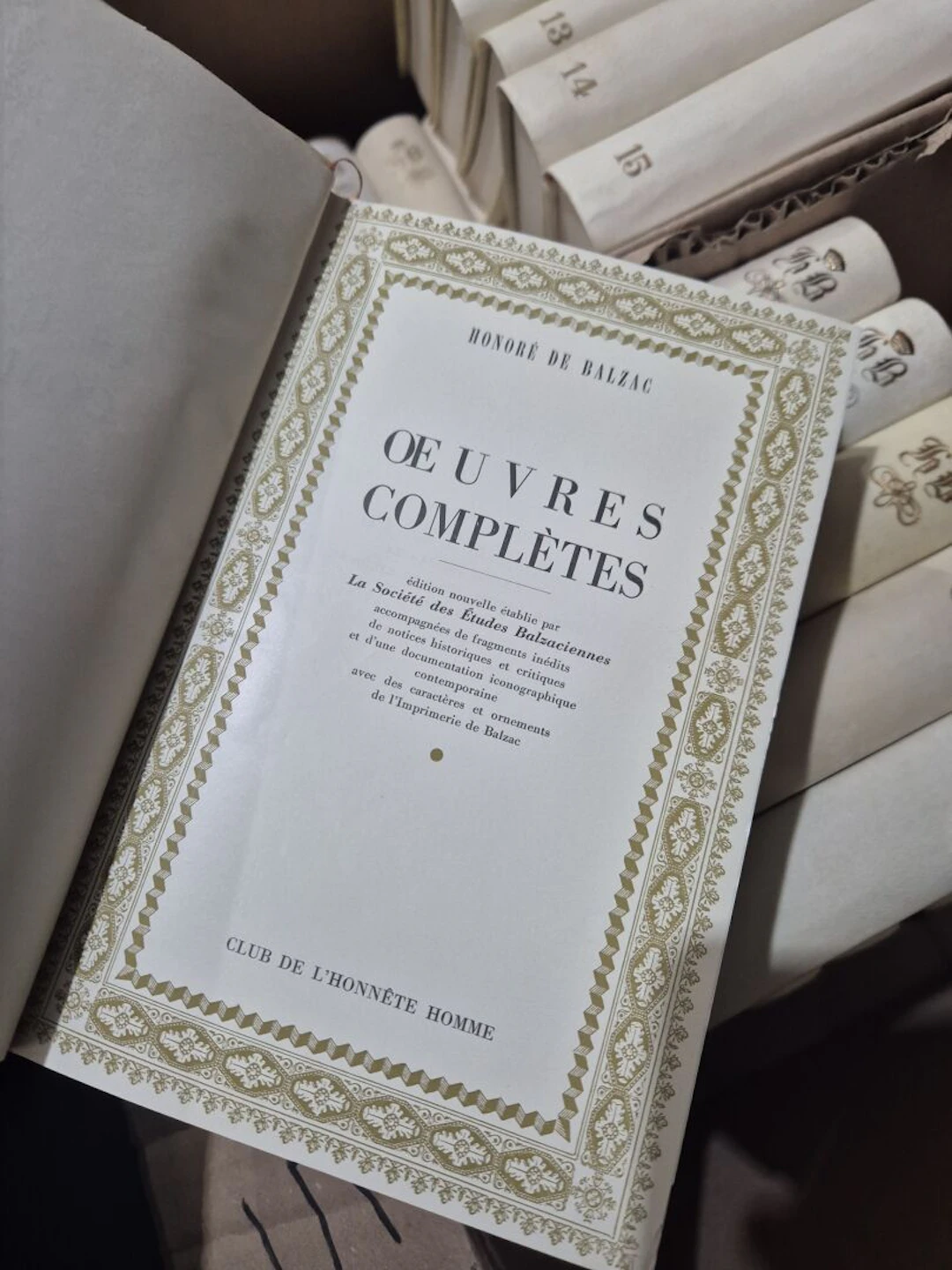BALZAC (Honoré de), Complete Works, Paris, Club de l'honnête - Lot 26