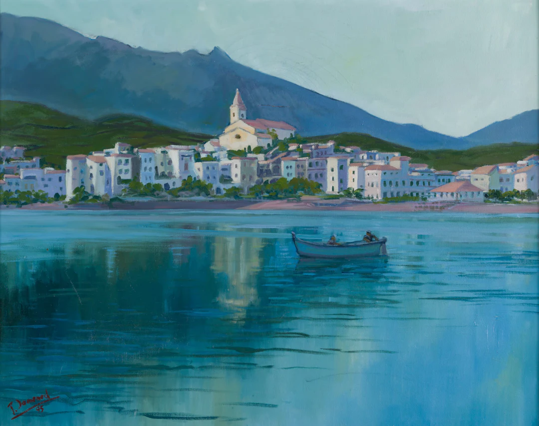 J. Domènech - Mediterranean Coastal View, 1995