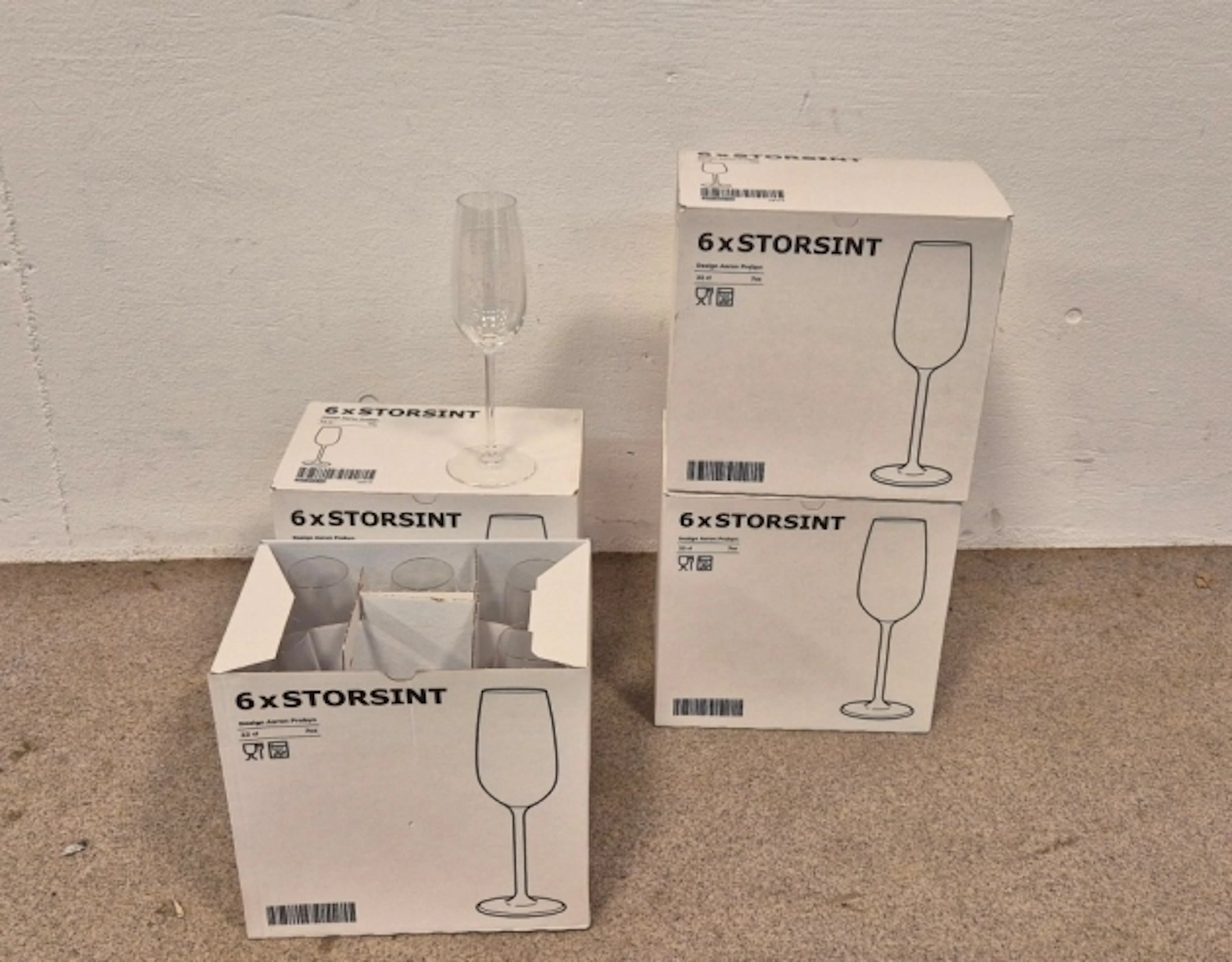 24ST CHAMPAGNEGLAS 22CL