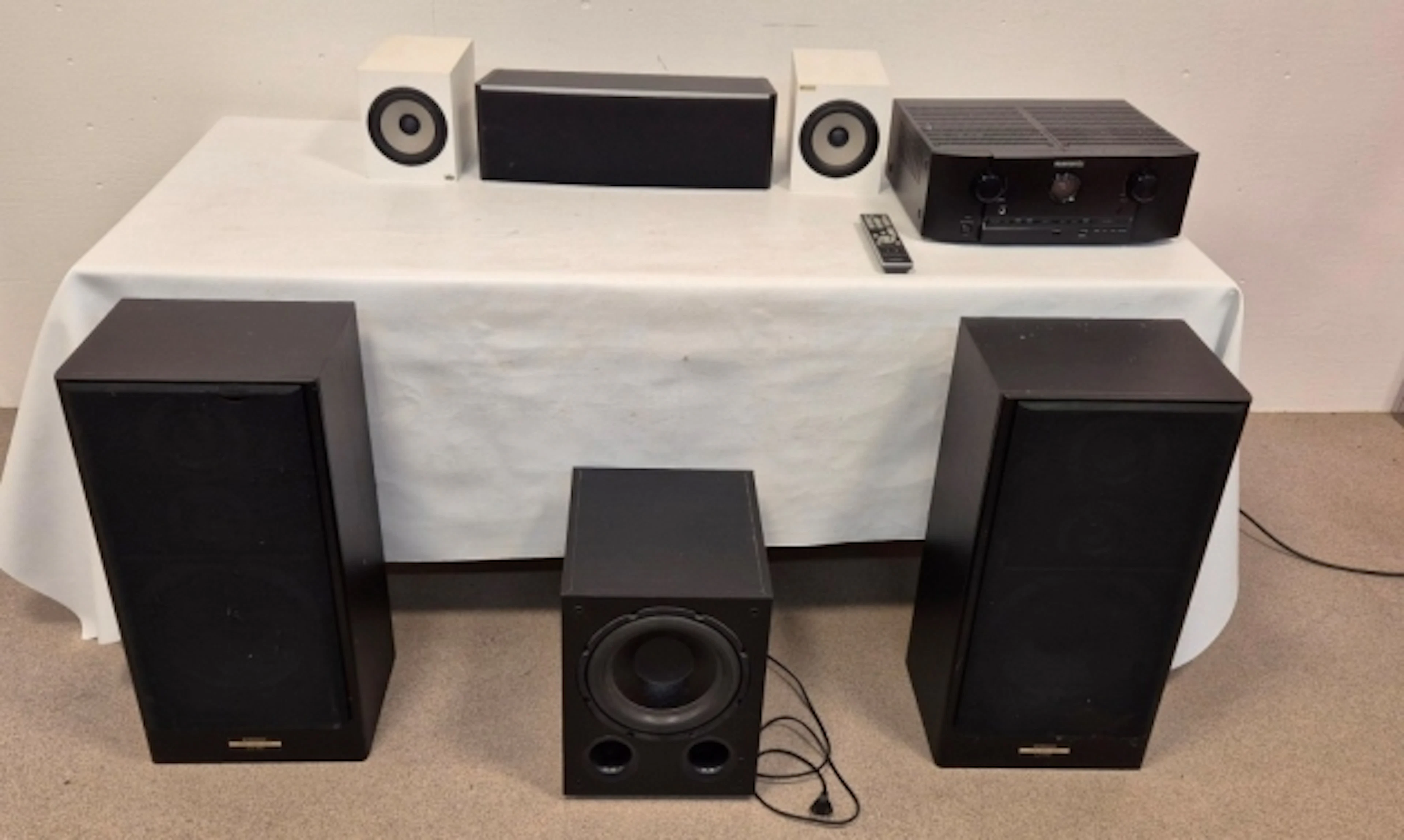 SURROUND RECIVER + HÖGTALARSYSTEM