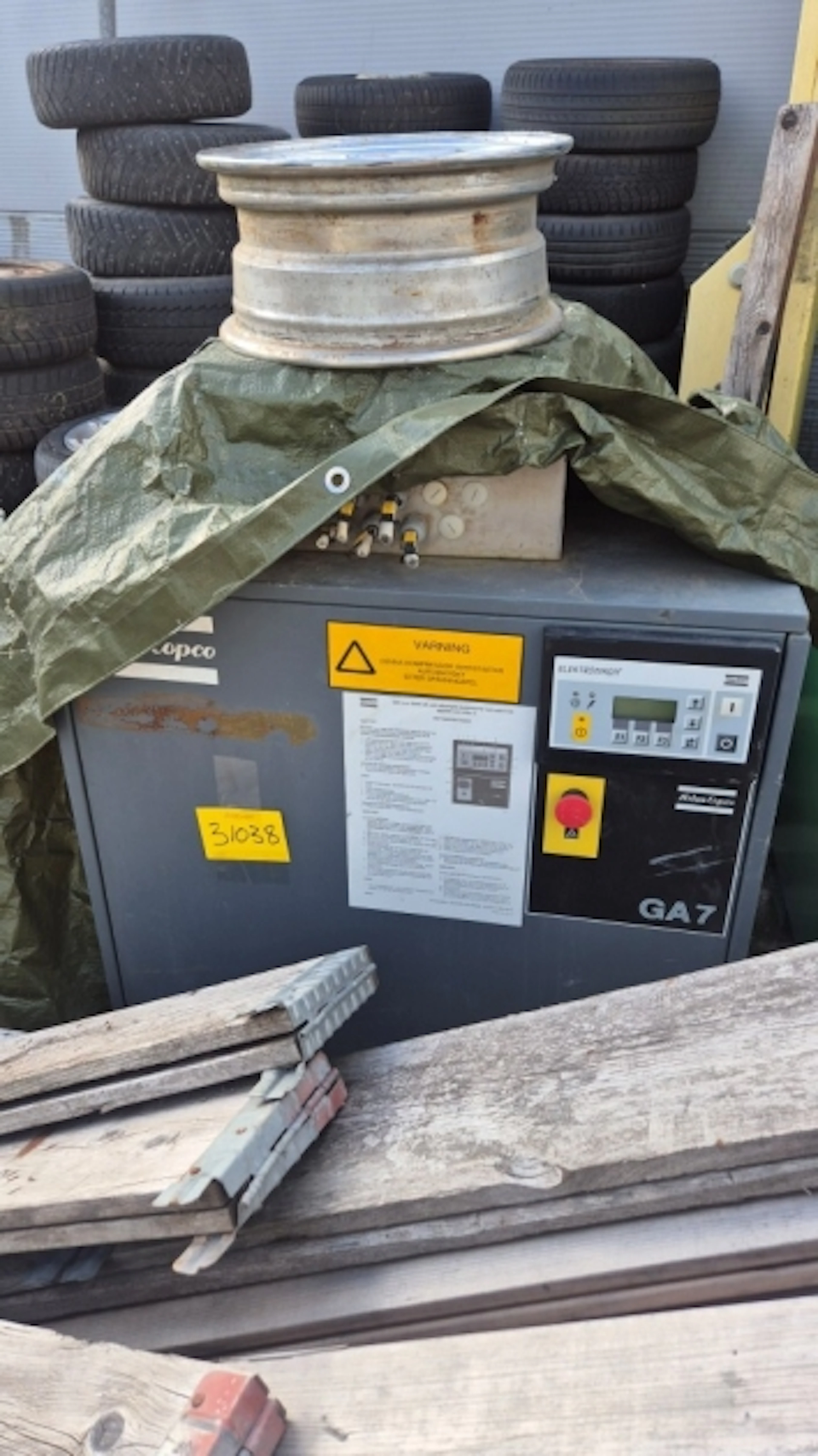 SKRUVKOMPRESSOR ATLAS COPCO GA7