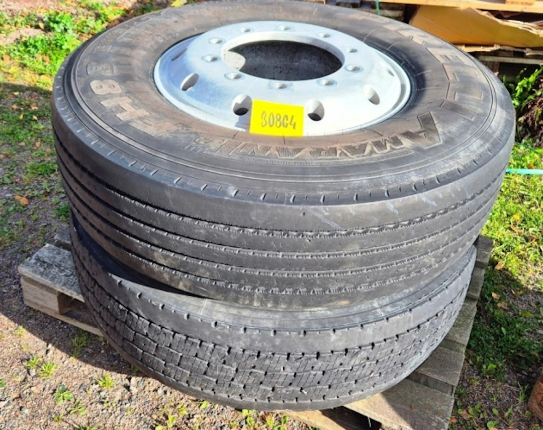 2ST ALU.HJUL LASTBIL 315/80 R 22,5
